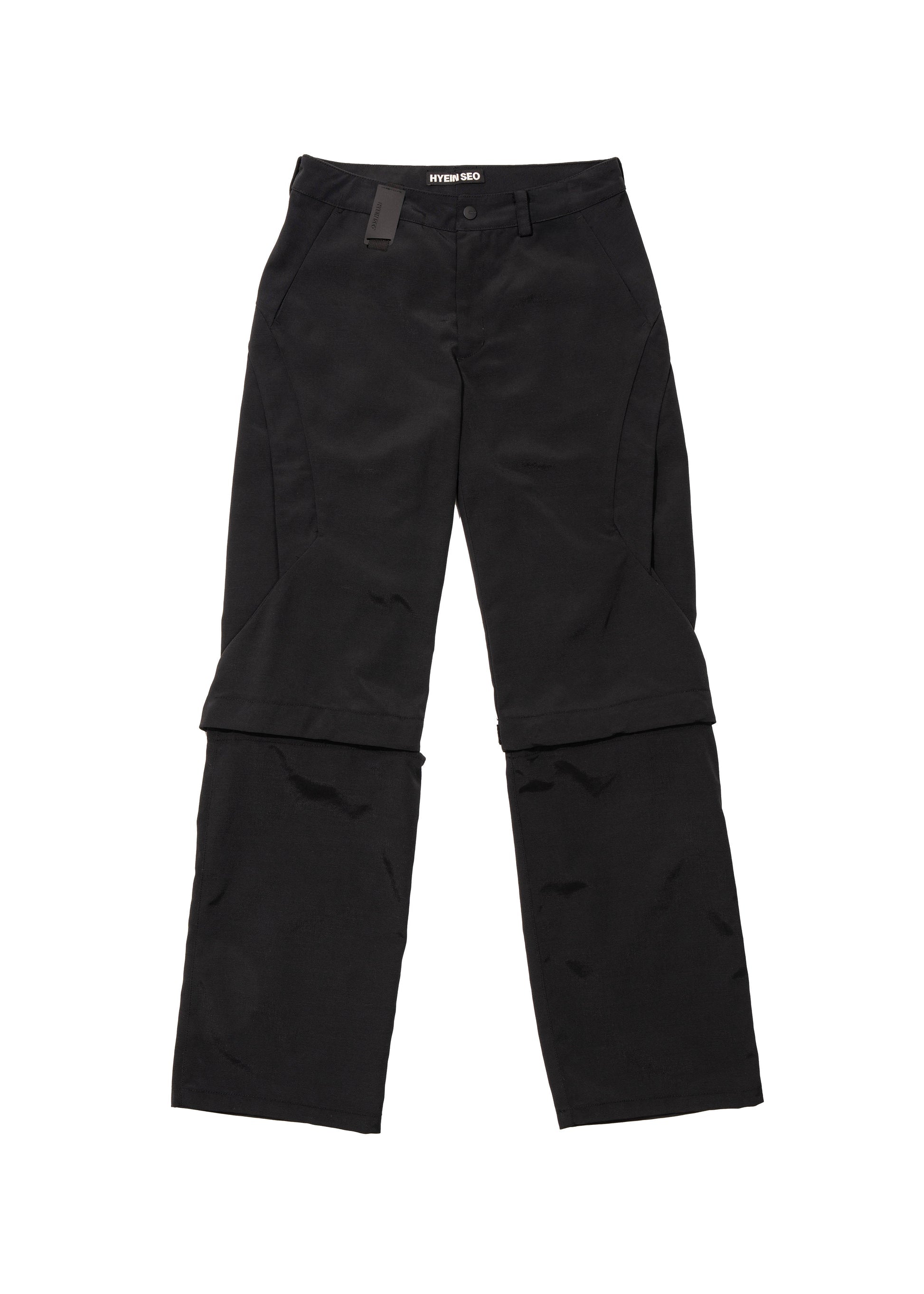 Hyein Seo - Convertible Moto Pants (Black) product image 9 | TRAB K-Fashion Australia