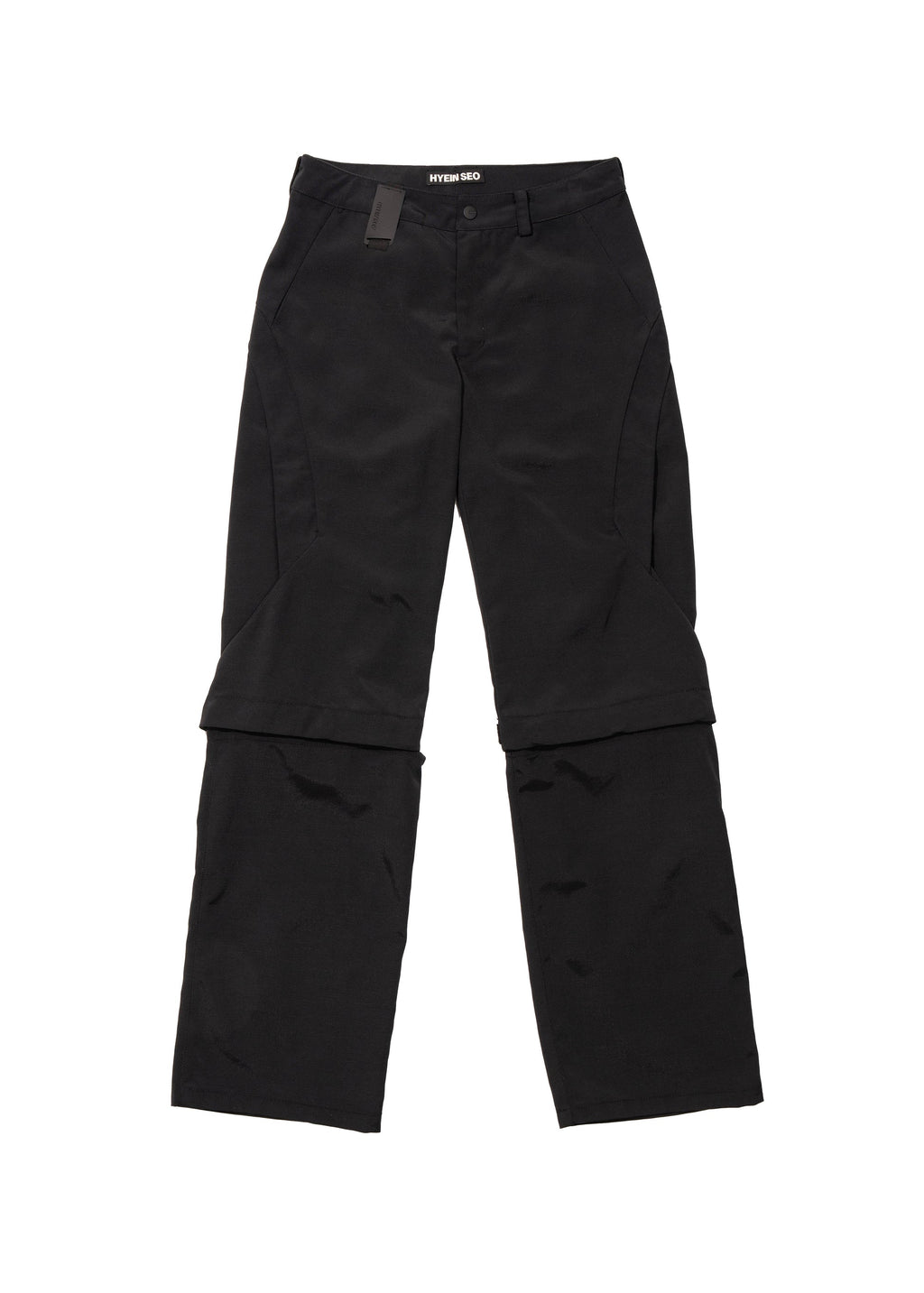 Hyein Seo - Convertible Moto Pants (Black) product image 1 | TRAB K-Fashion Australia