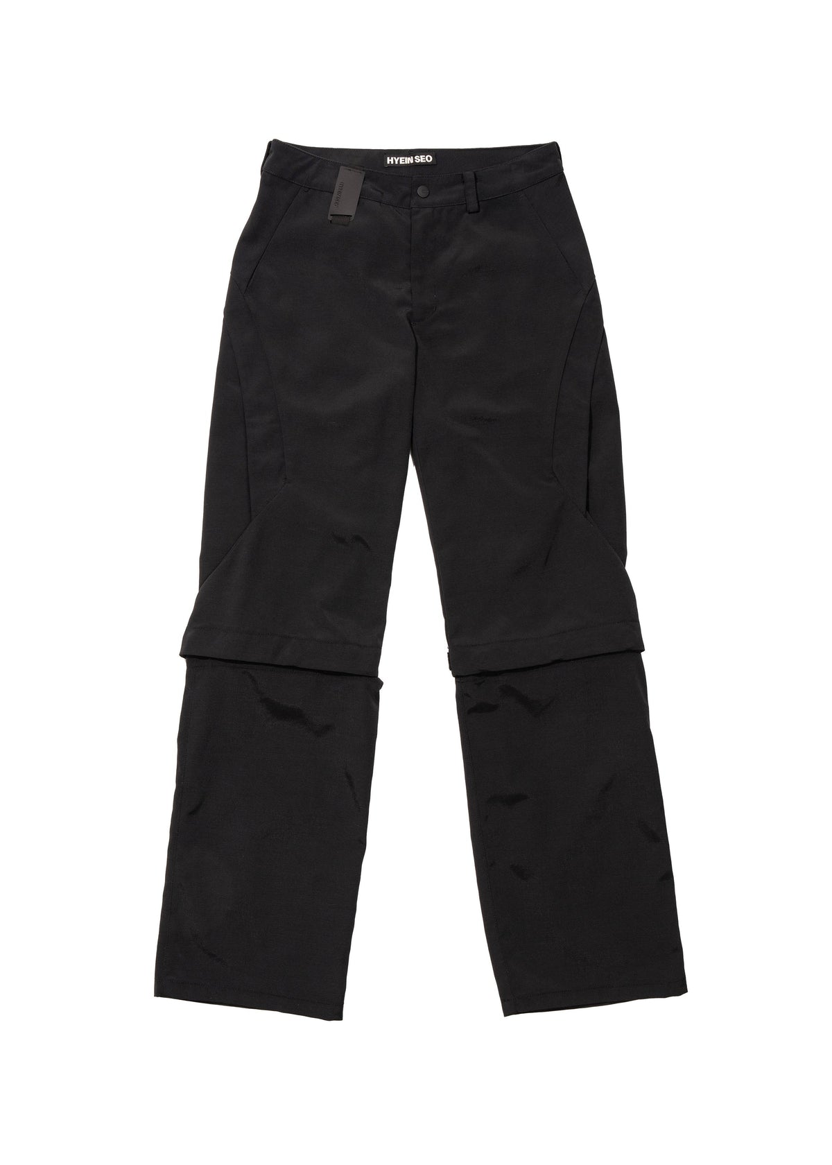Hyein Seo - Convertible Moto Pants (Black) product image 1 | TRAB K-Fashion Australia