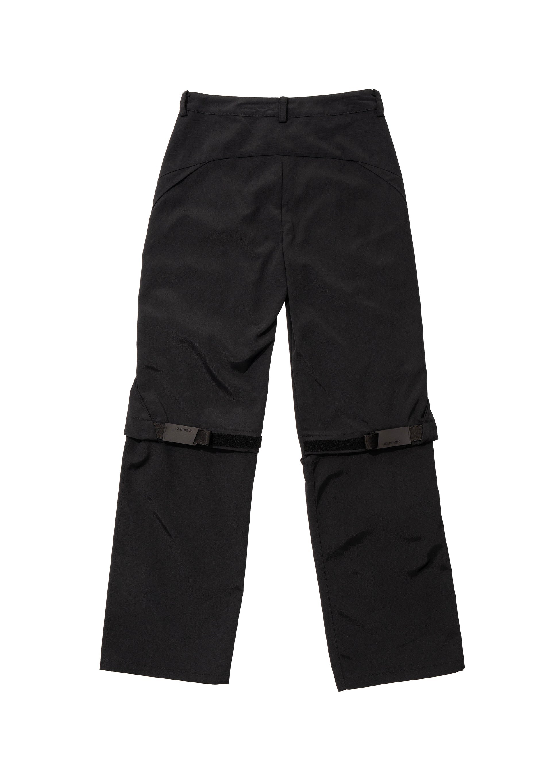 Hyein Seo - Convertible Moto Pants (Black) product image 10 | TRAB K-Fashion Australia