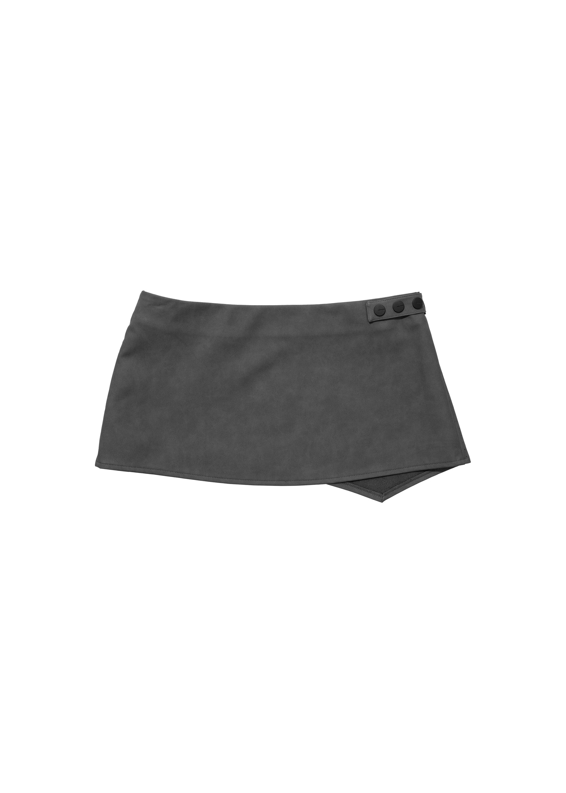 Hyein Seo - Racer Mini Skirt (Charcoal) product image 6 | TRAB K-Fashion Australia