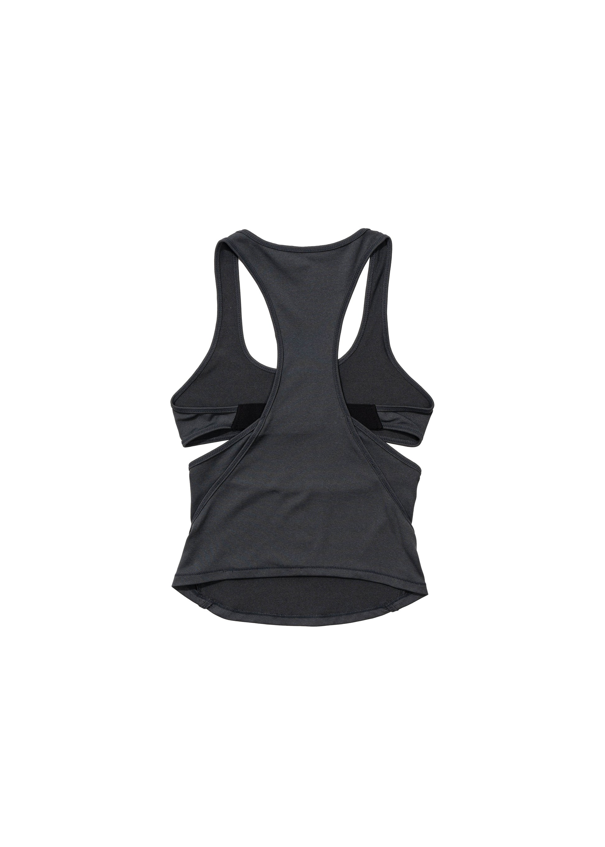 Hyein Seo - Double Layer Crop Top (Charcoal) product image 7 | TRAB K-Fashion Australia