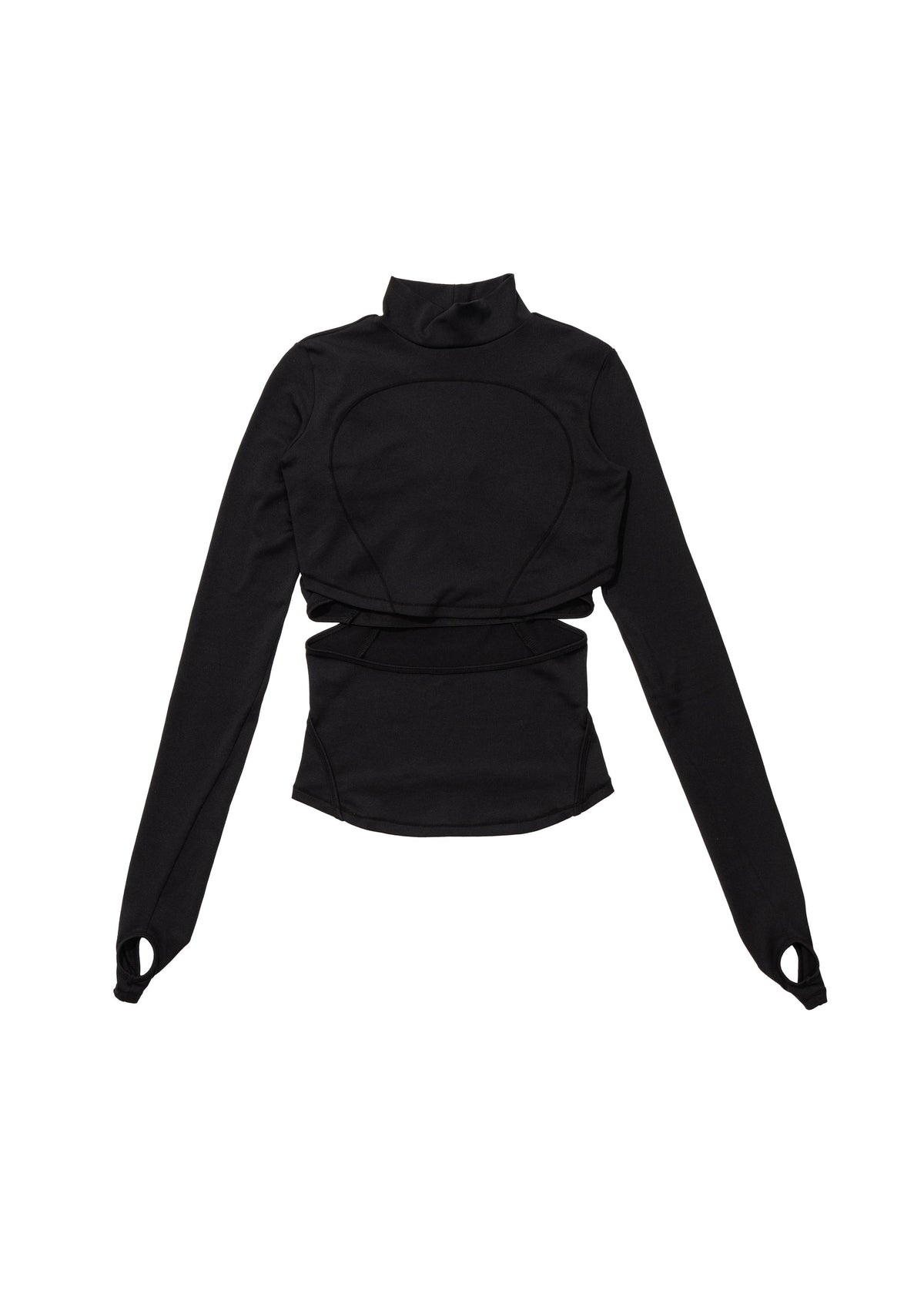 Hyein Seo - Double Layer Crop Top (Black) product image 1 | TRAB K-Fashion Australia