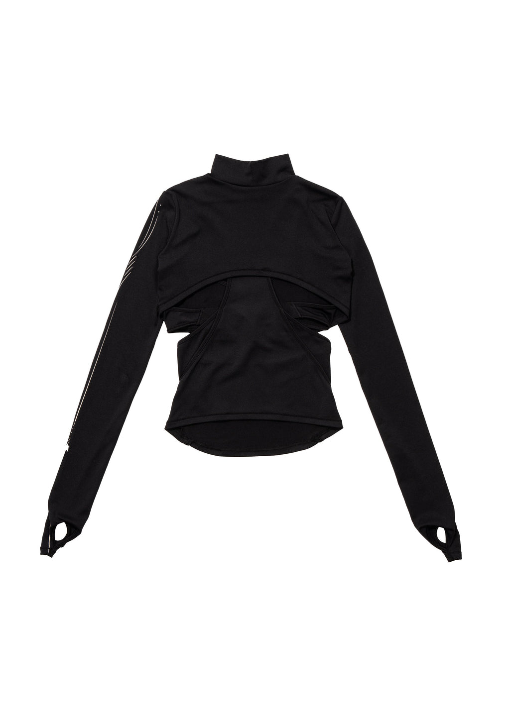 Hyein Seo - Double Layer Crop Top (Black) product image 2 | TRAB K-Fashion Australia
