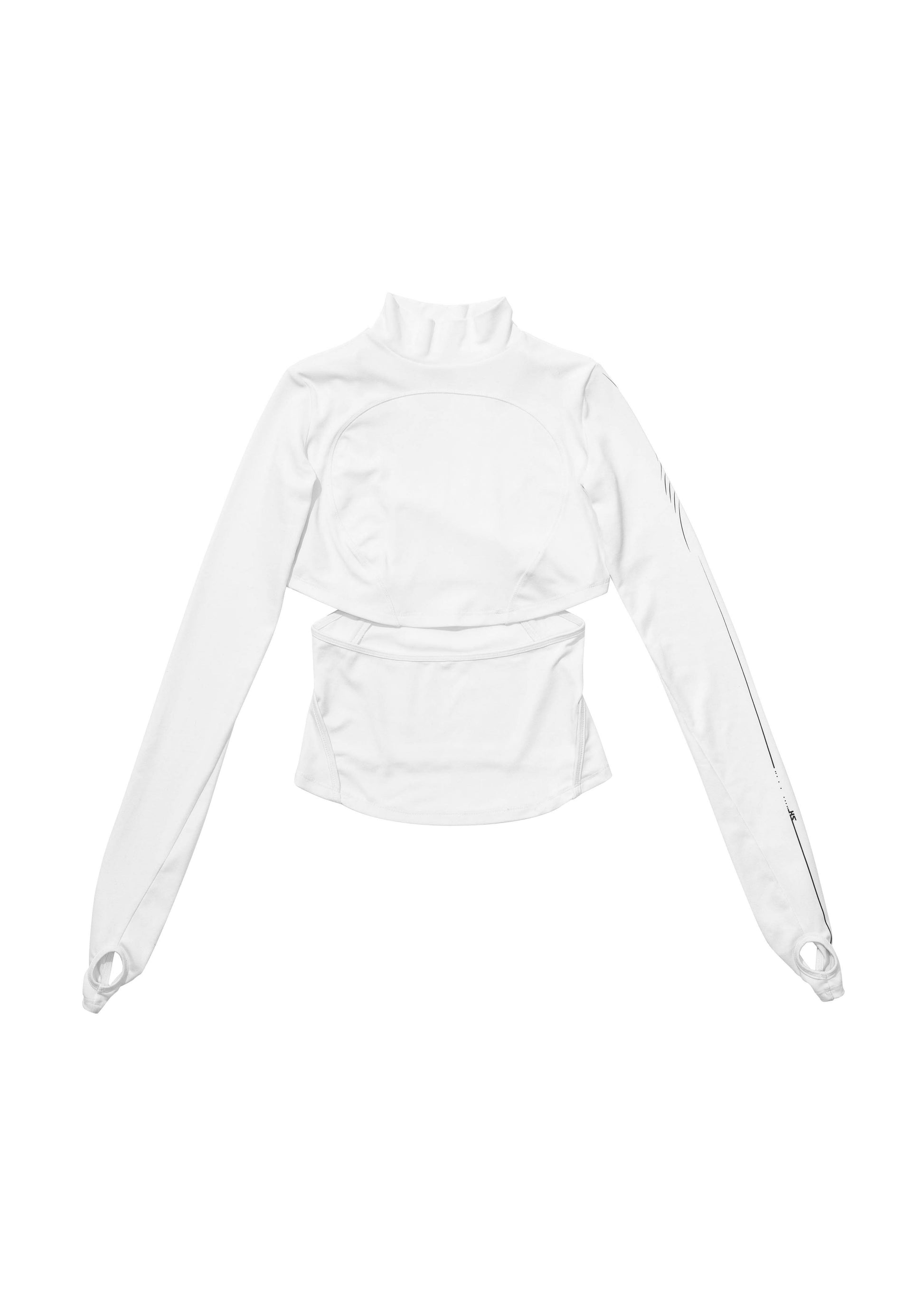 Hyein Seo - Double Layer Crop Top (White) product image 9 | TRAB K-Fashion Australia