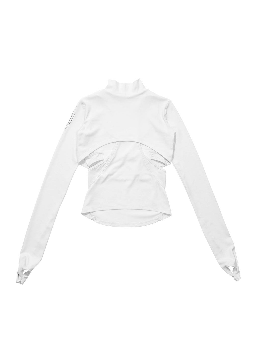 Hyein Seo - Double Layer Crop Top (White) product image 2 | TRAB K-Fashion Australia