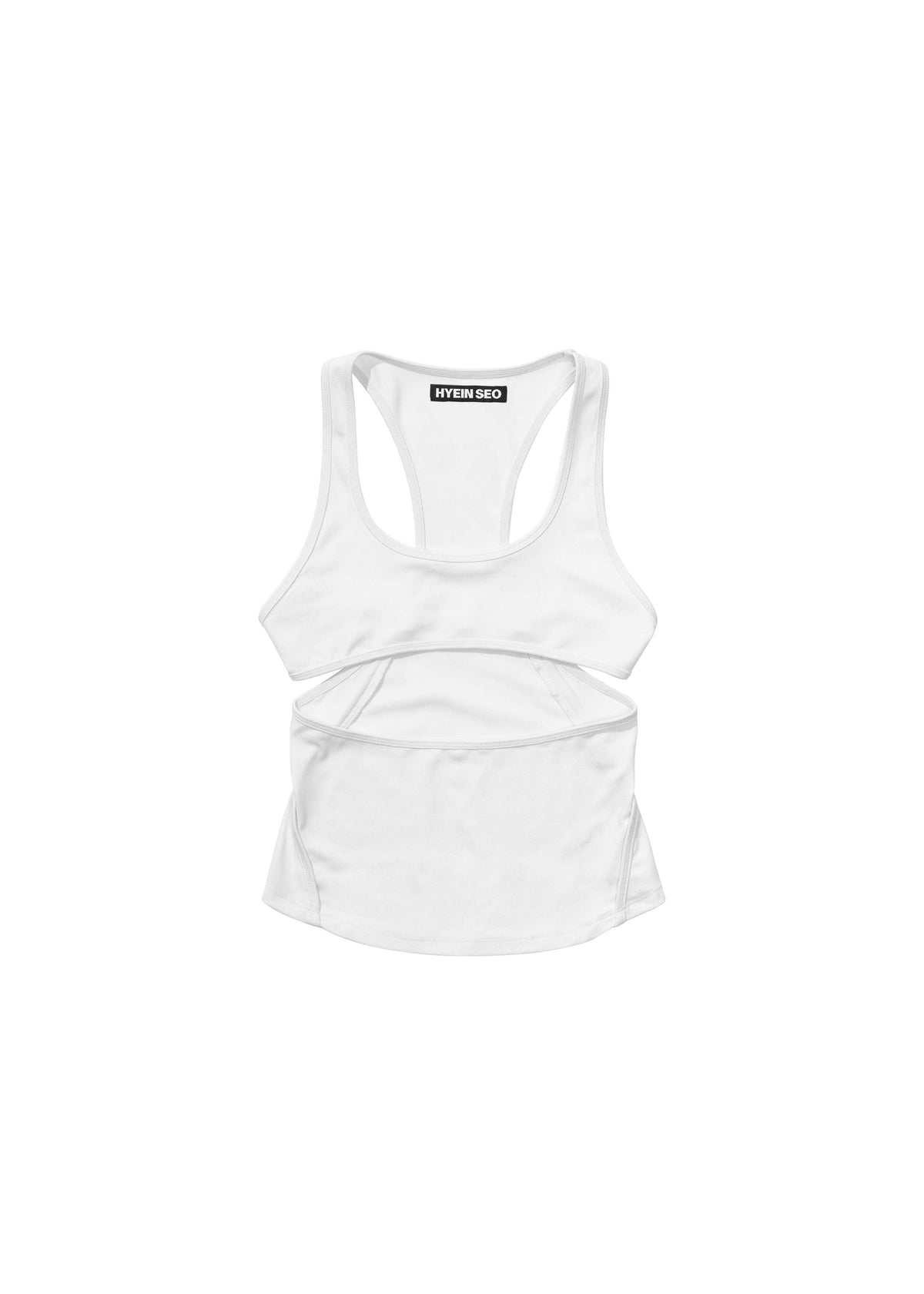 Hyein Seo - Double Layer Crop Top (White) product image 3 | TRAB K-Fashion Australia