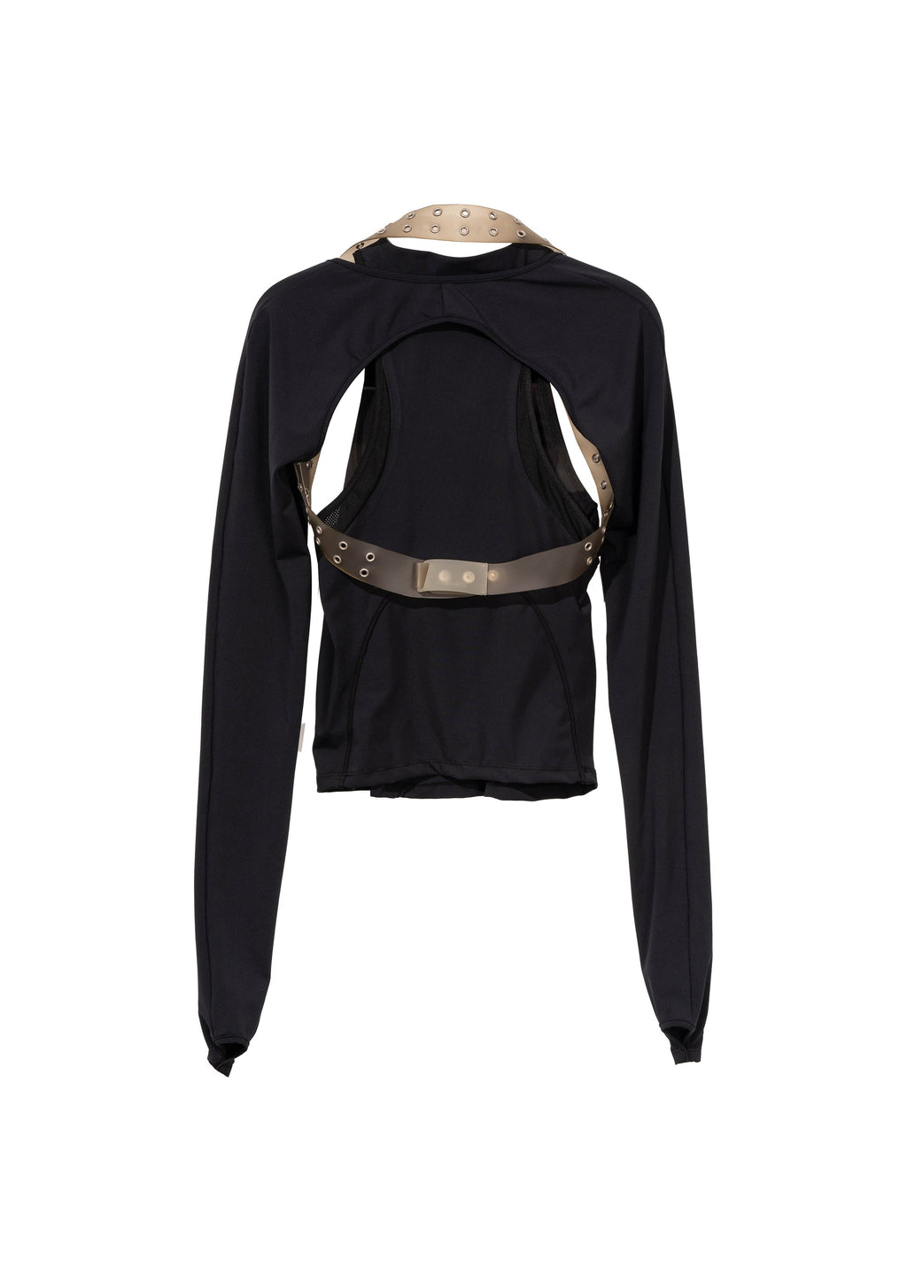 Hyein Seo - Half-zip Racer Top w/ Harness (Black) product image 6 | TRAB K-Fashion Australia
