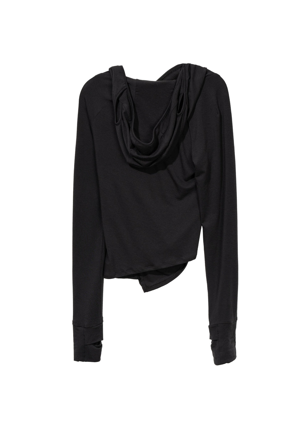 Hyein Seo - Hooded Shirring Top (Black) product image 10 | TRAB K-Fashion Australia