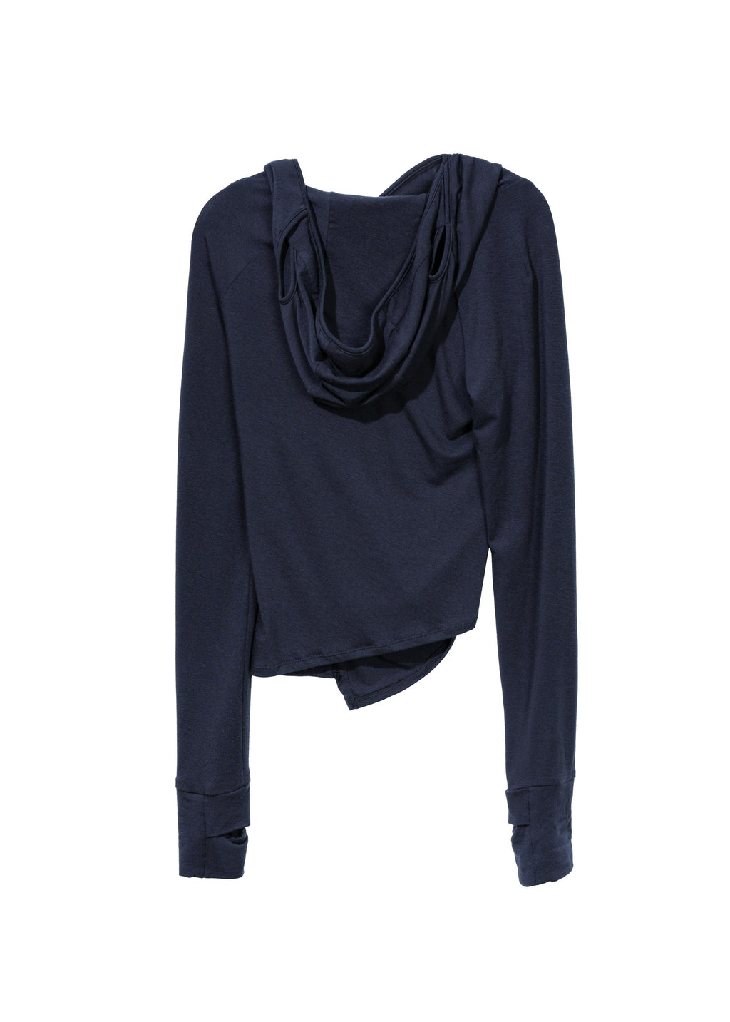 Hyein Seo - Hooded Shirring Top (Mid Night) product image 7 | TRAB K-Fashion Australia