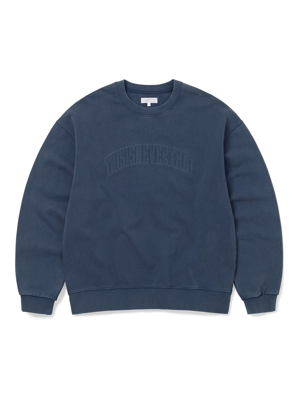 thisisneverthat - Faded Arch-Logo Crewneck (Deep Water) product image 1 | TRAB K-Fashion Australia