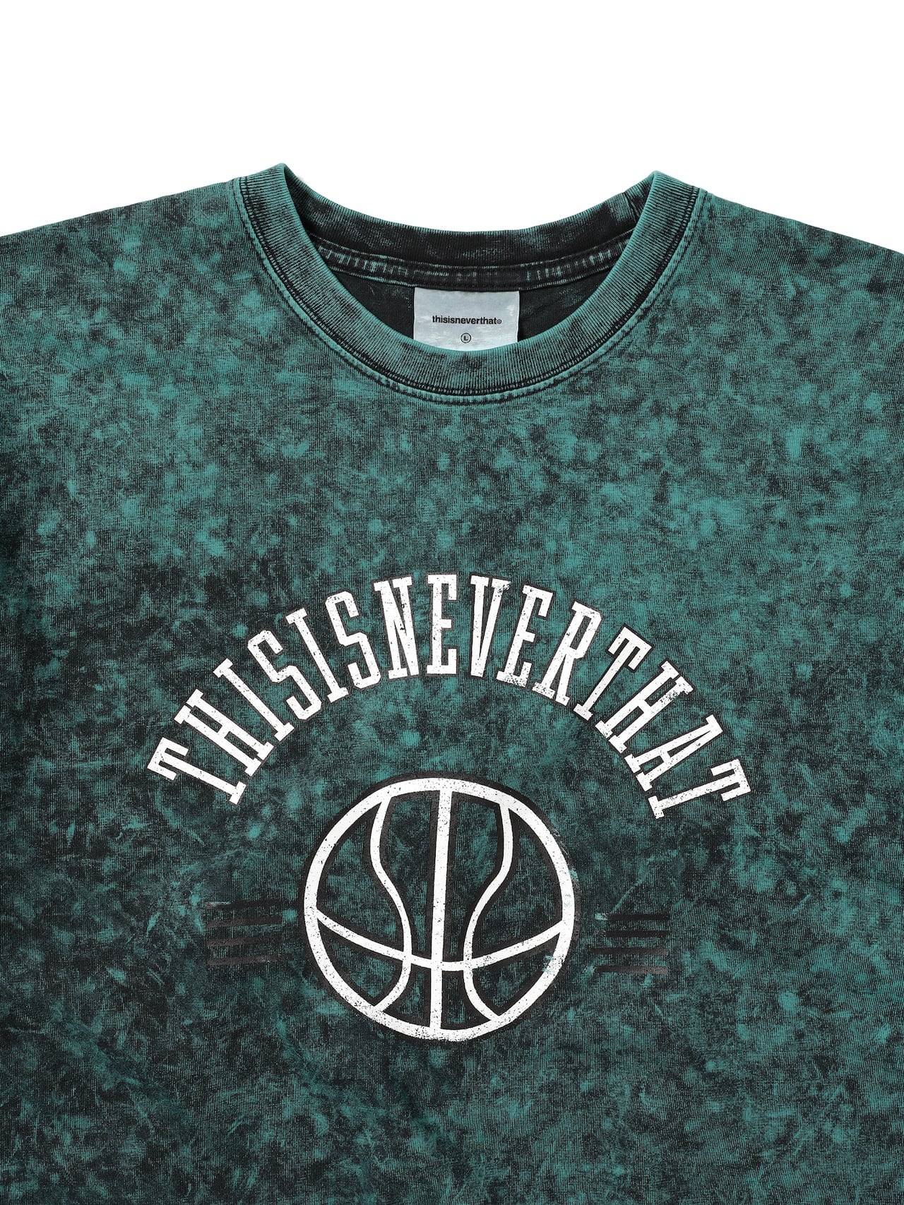 thisisneverthat - Faded Basketball Tee (Green) product image 2 | TRAB K-Fashion Australia