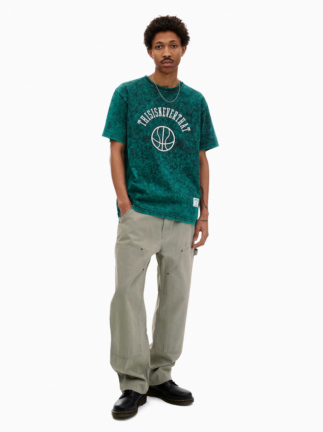 thisisneverthat - Faded Basketball Tee (Green) product image 6 | TRAB K-Fashion Australia
