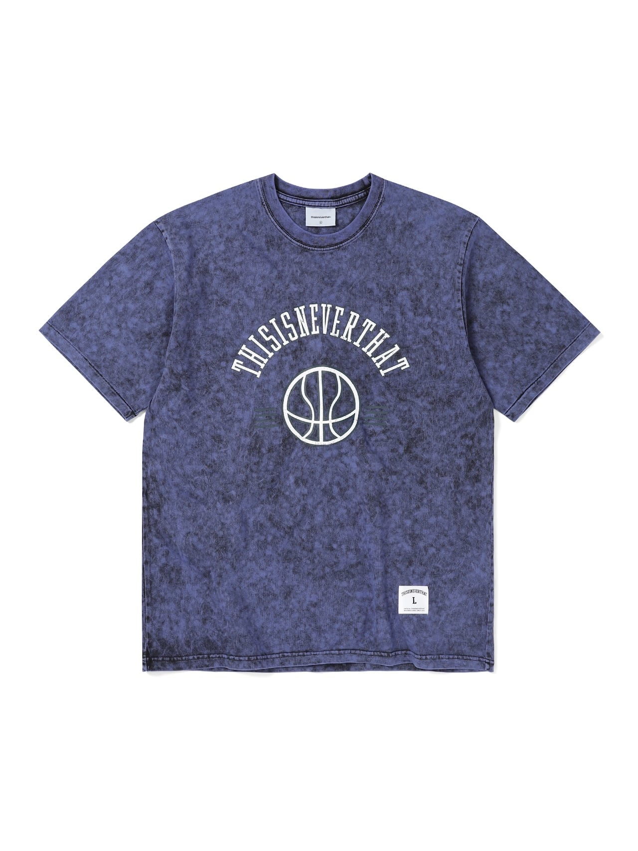 thisisneverthat - Faded Basketball Tee Purple (Blue) product image 1 | TRAB K-Fashion Australia