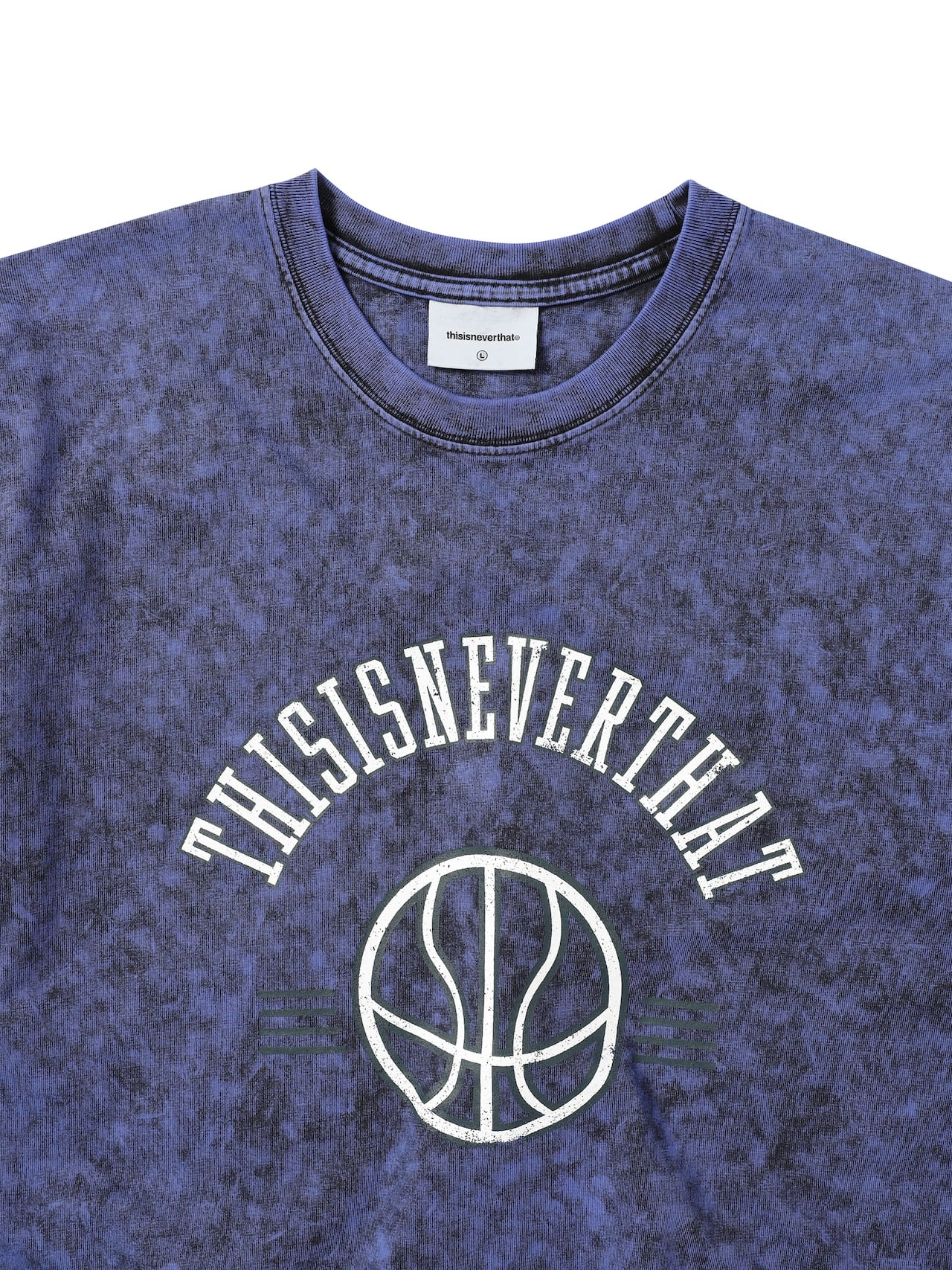 thisisneverthat - Faded Basketball Tee Purple (Blue) product image 2 | TRAB K-Fashion Australia
