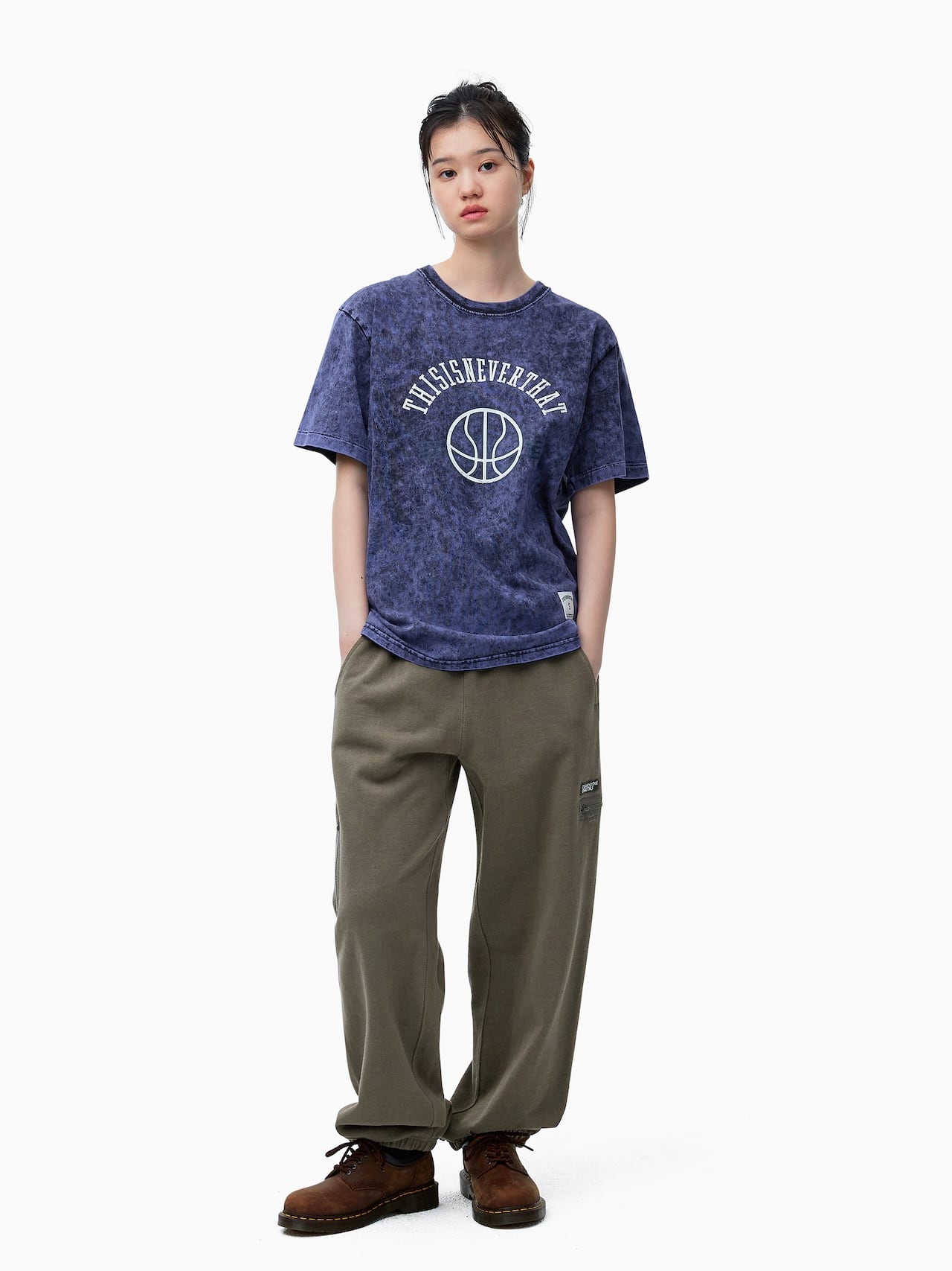 thisisneverthat - Faded Basketball Tee Purple (Blue) product image 8 | TRAB K-Fashion Australia