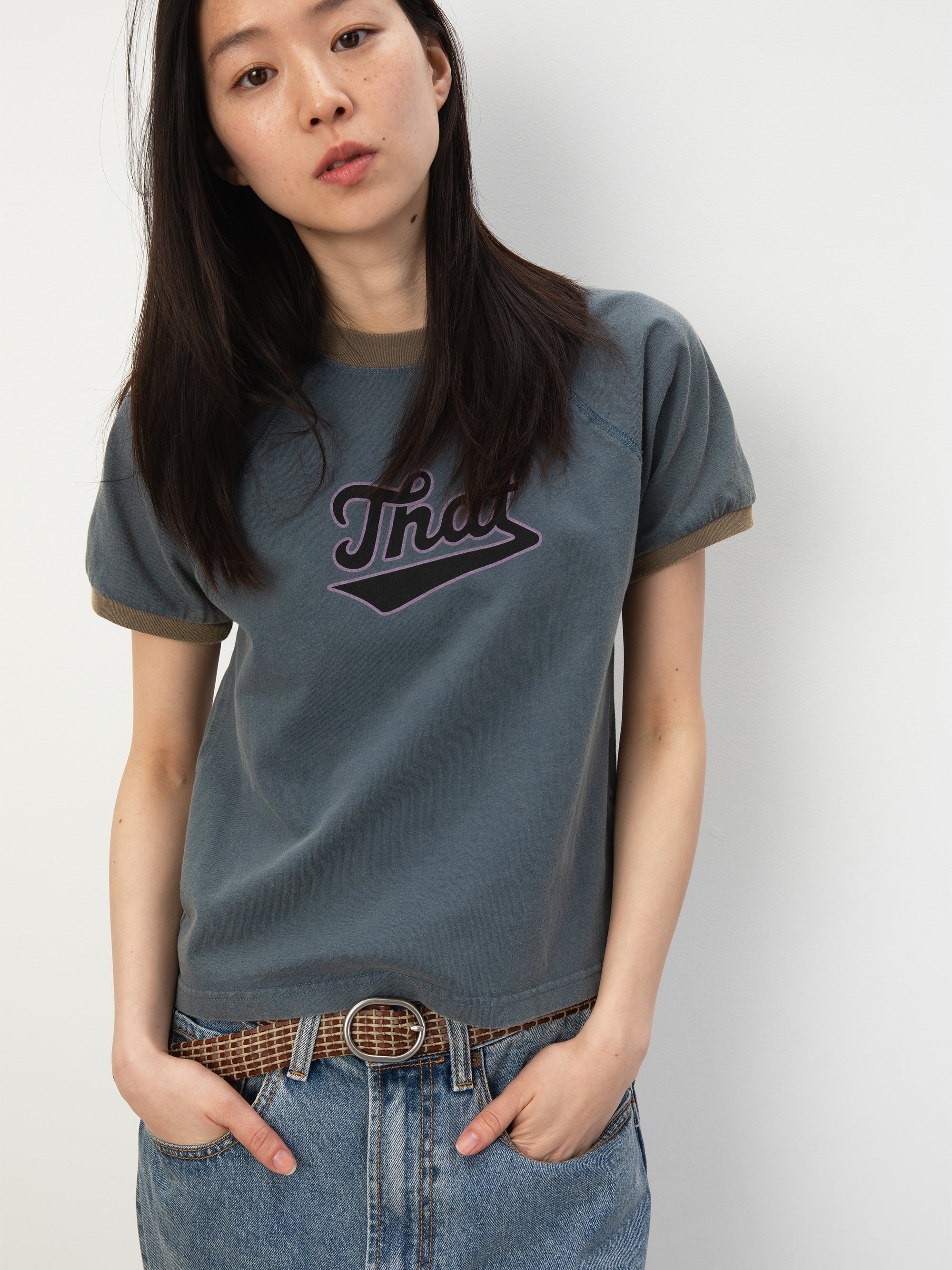 thisisneverthat - Faded Raglan W Tee (Faded Navy) product image 5 | TRAB K-Fashion Australia