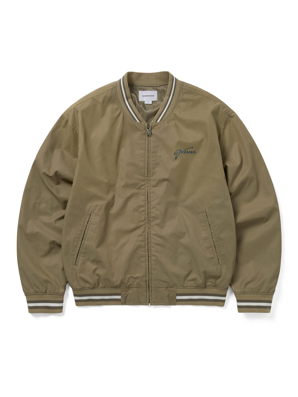 thisisneverthat - Faded Stadium Jacket (Beige) product image 1 | TRAB K-Fashion Australia