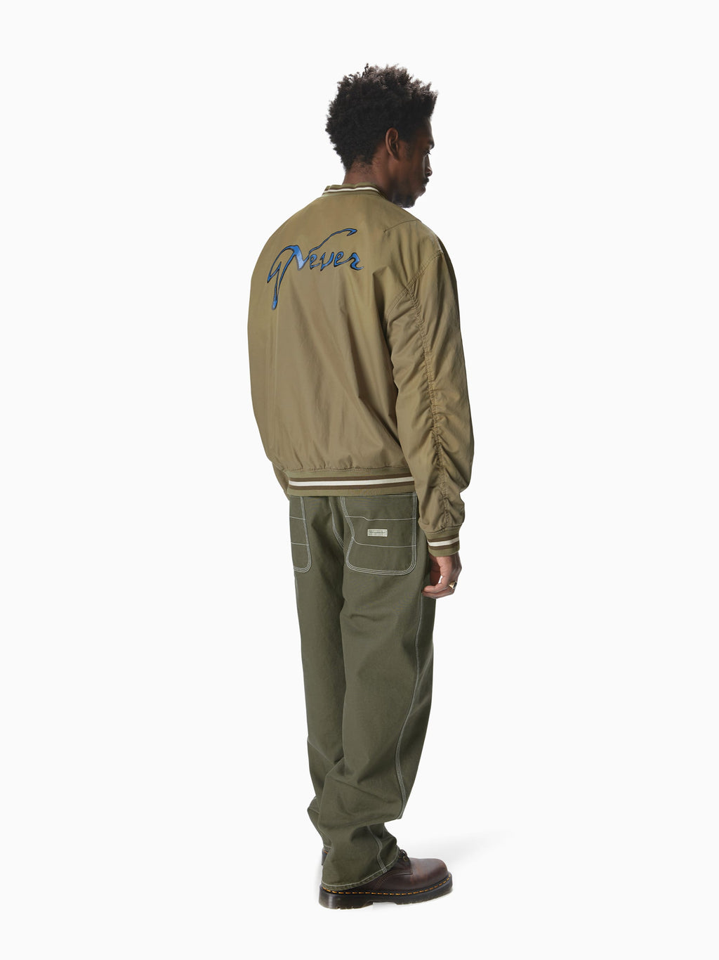 thisisneverthat - Faded Stadium Jacket (Beige) product image 6 | TRAB K-Fashion Australia