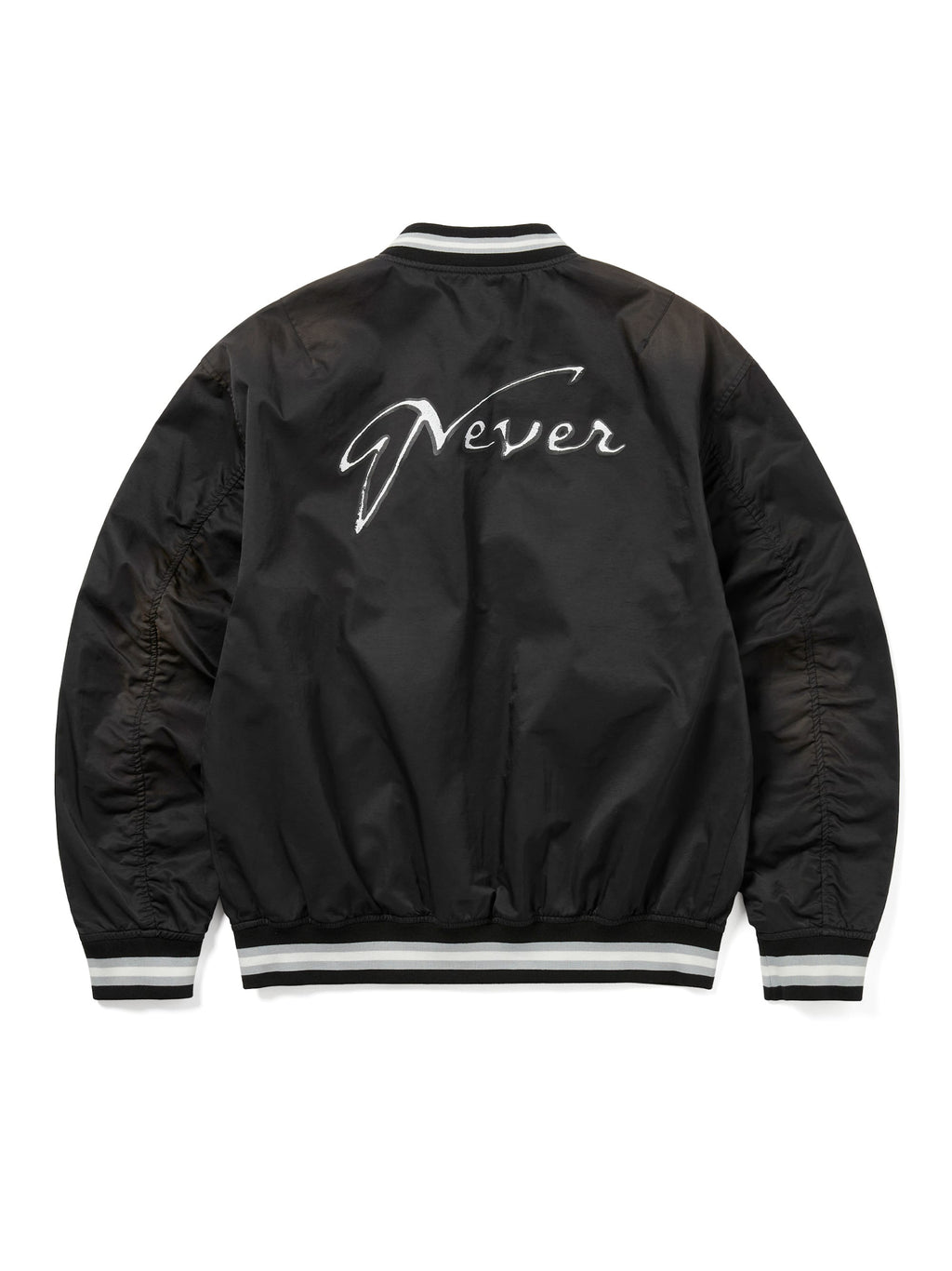 thisisneverthat - Faded Stadium Jacket (Black) product image 4 | TRAB K-Fashion Australia