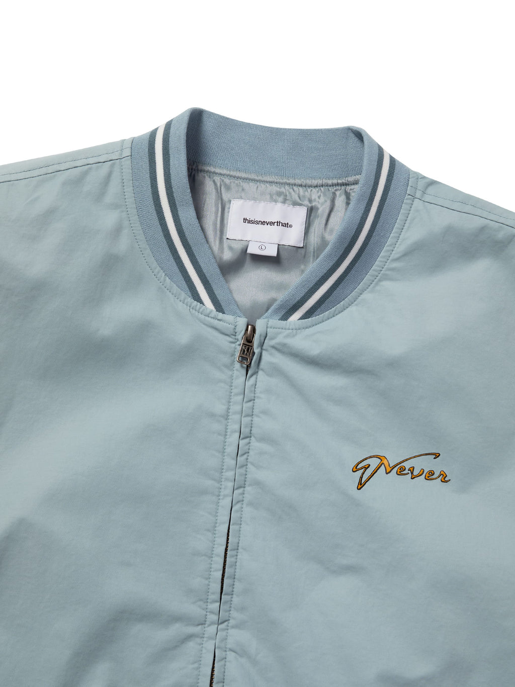 thisisneverthat - Faded Stadium Jacket (Blue) product image 2 | TRAB K-Fashion Australia