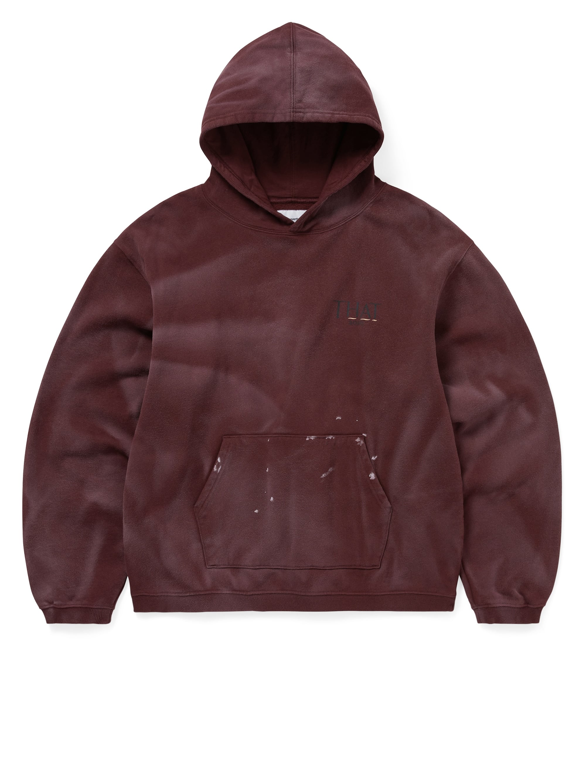 thisisneverthat - Faded THAT 2010 Hoodie (Burgundy) product image 1 | TRAB K-Fashion Australia