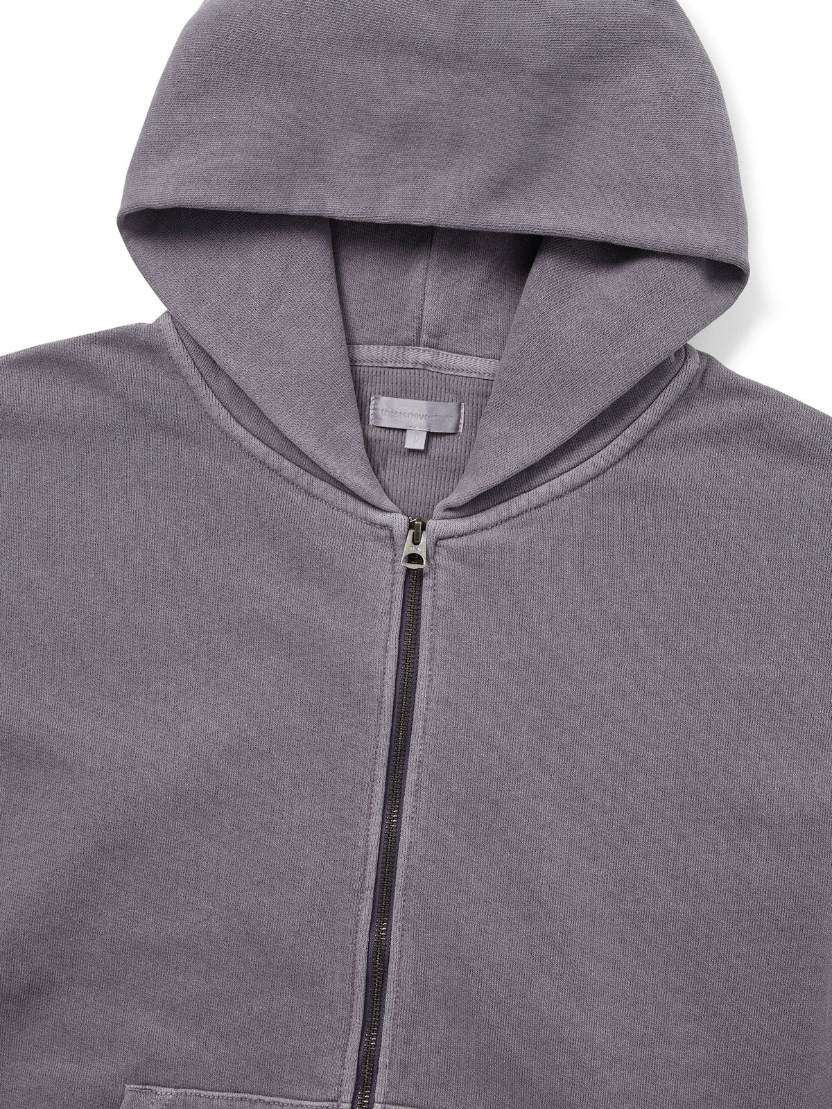 thisisneverthat - Faded Thermal Zip Up Hoodie (Faded Purple) product image 2 | TRAB K-Fashion Australia
