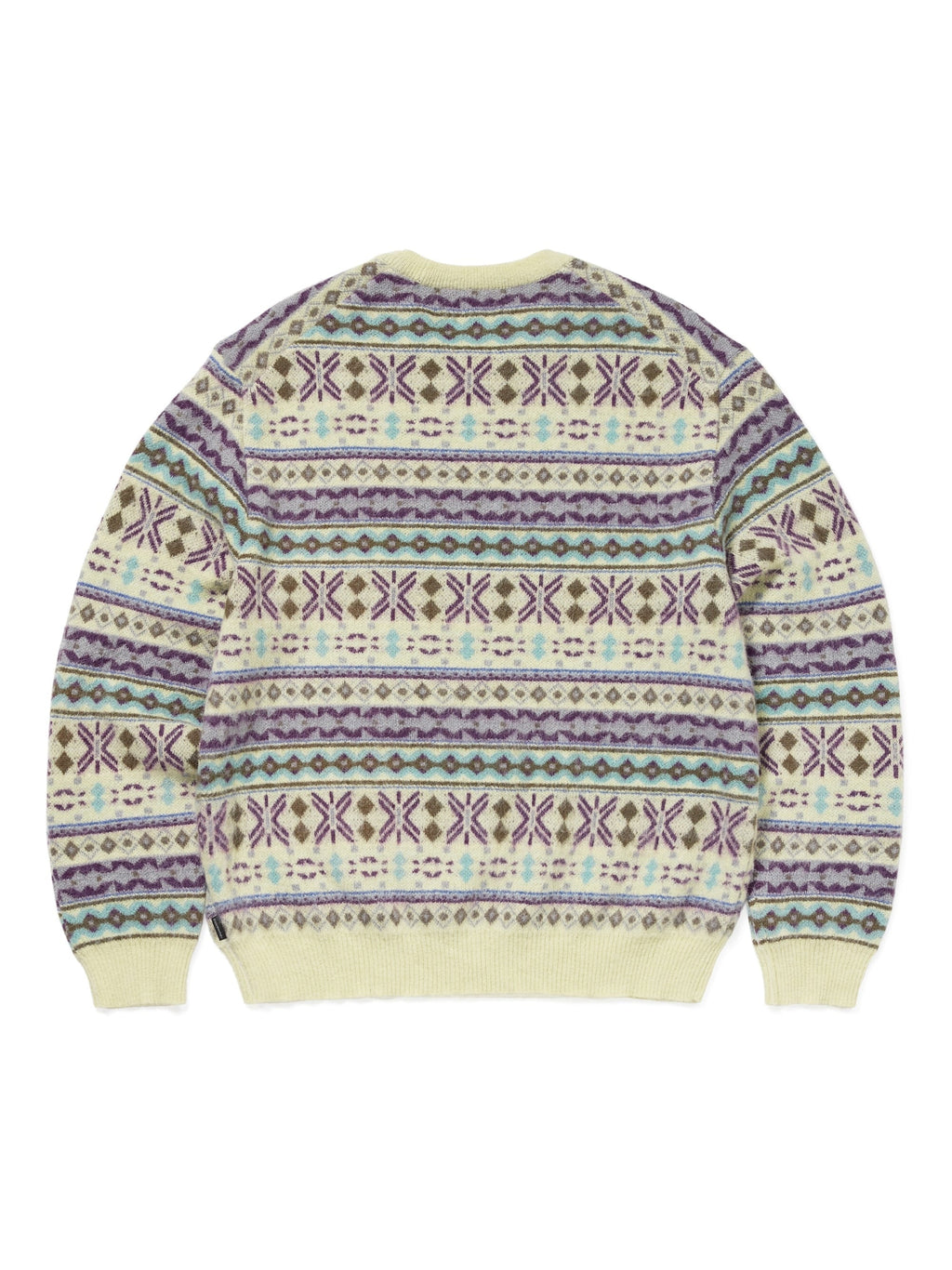 thisisneverthat - Fair Isle Knit Sweater (Lemon) product image 3 | TRAB K-Fashion Australia