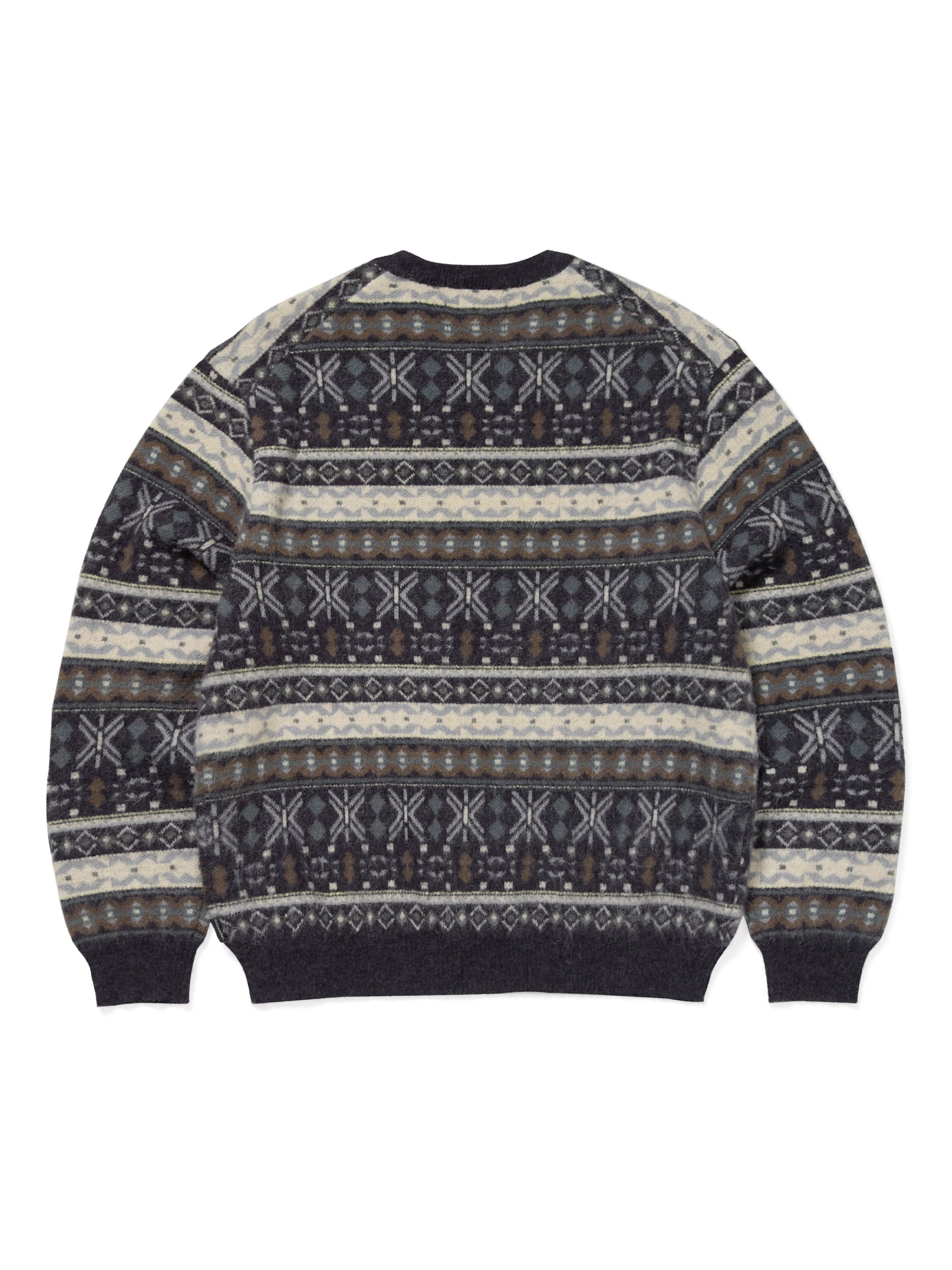 thisisneverthat - Fair Isle Knit Sweater (Navy) product image 3 | TRAB K-Fashion Australia