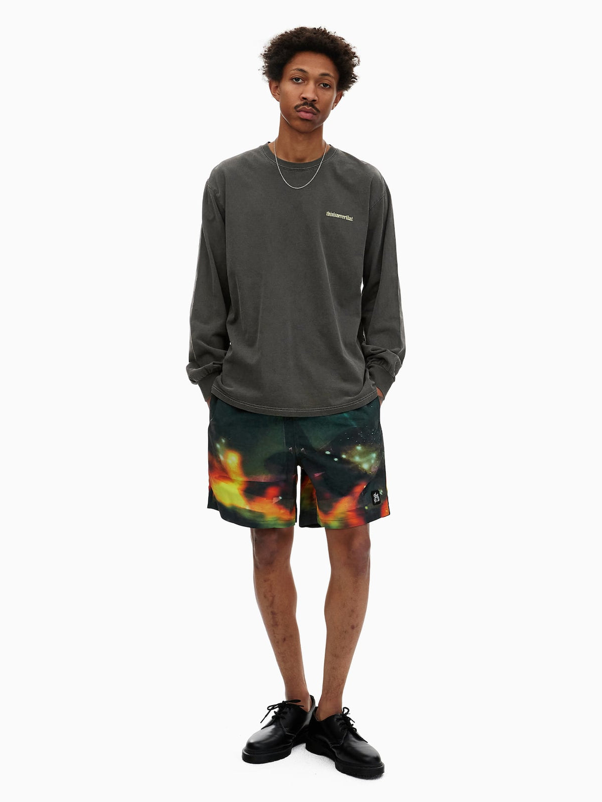 thisisneverthat - Flame Jogging Short (Black) product image 8 | TRAB K-Fashion Australia