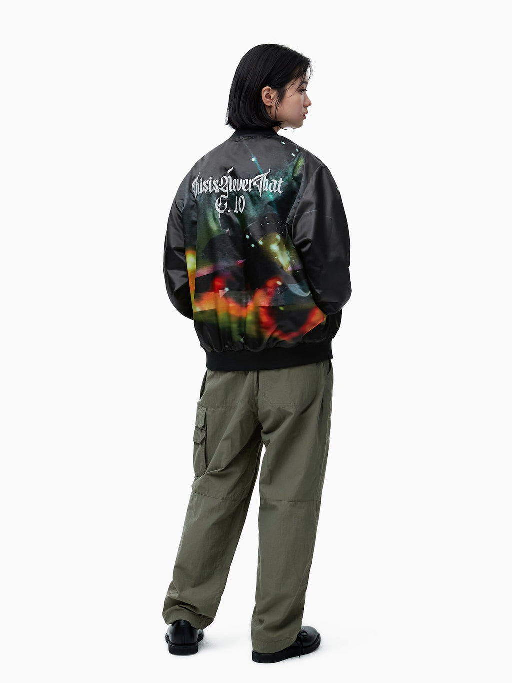 thisisneverthat - Flame Satin Jacket (Black) product image 11 | TRAB K-Fashion Australia
