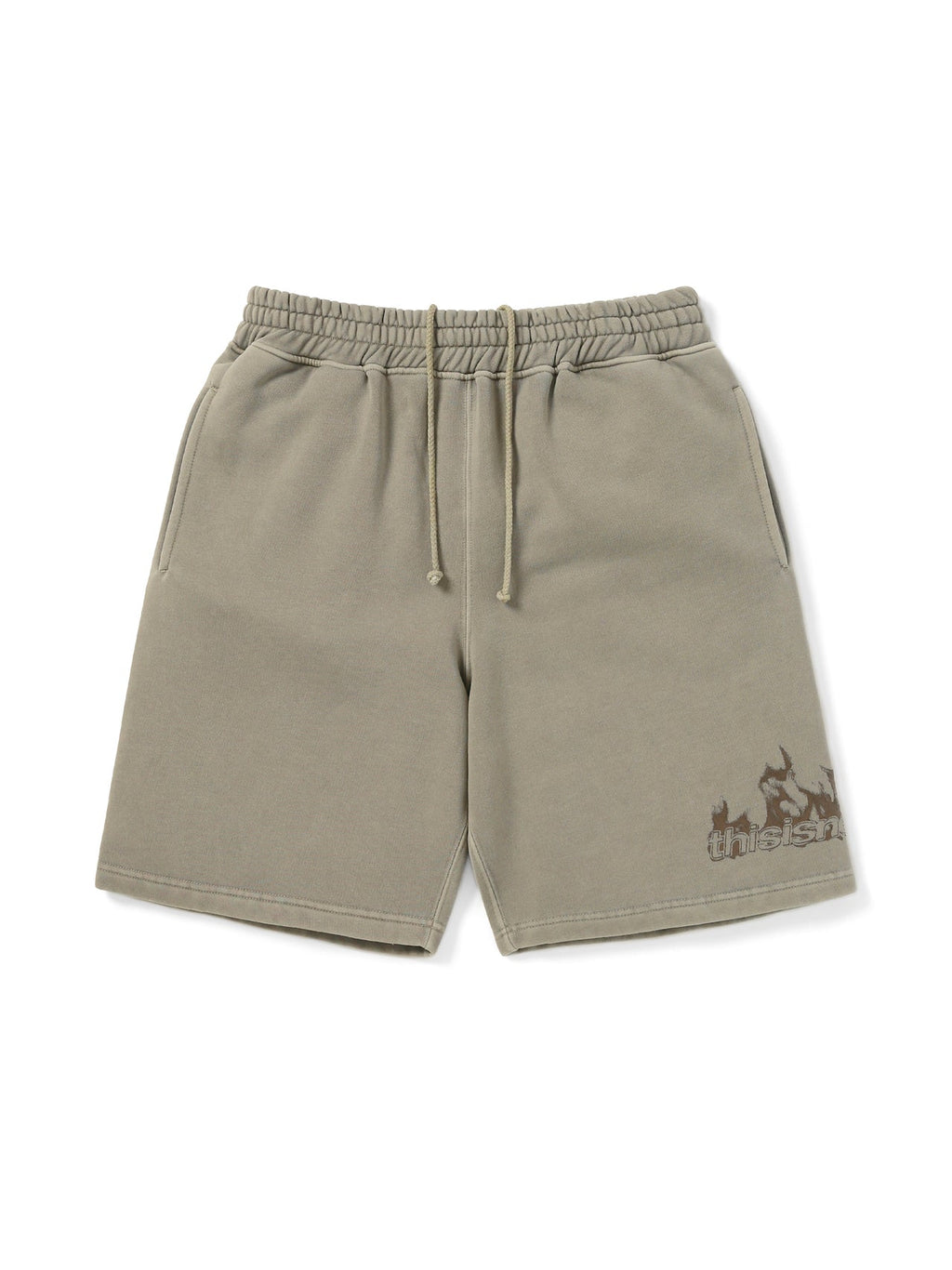 thisisneverthat - Flame Sweatshort (black) product image 1 | TRAB K-Fashion Australia