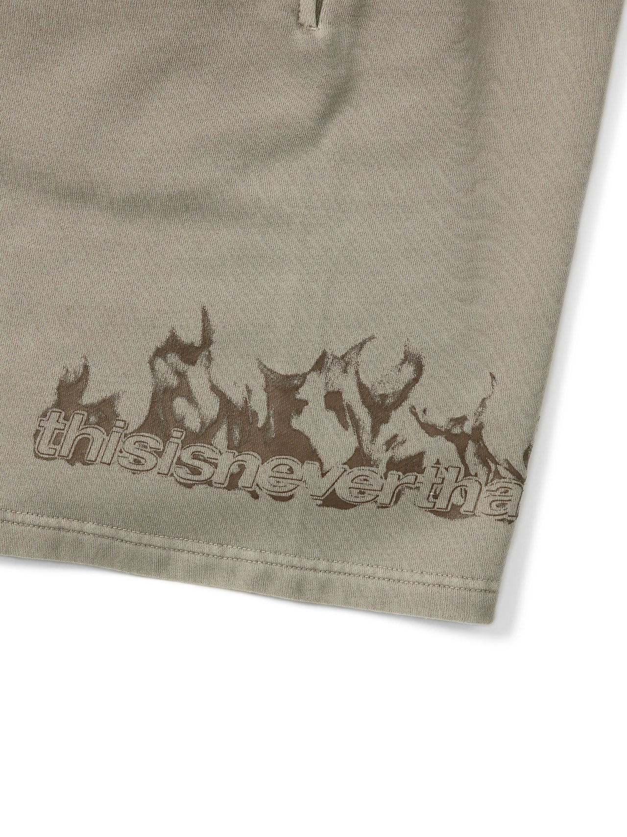 thisisneverthat - Flame Sweatshort (black) product image 5 | TRAB K-Fashion Australia