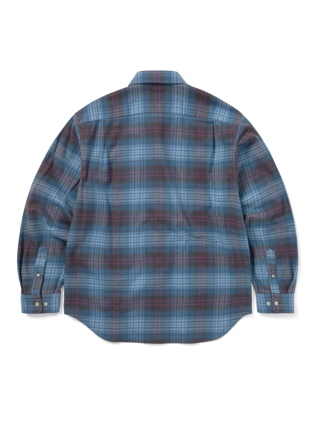 thisisneverthat - Flannel Check Shirt (Blue) product image 3 | TRAB K-Fashion Australia