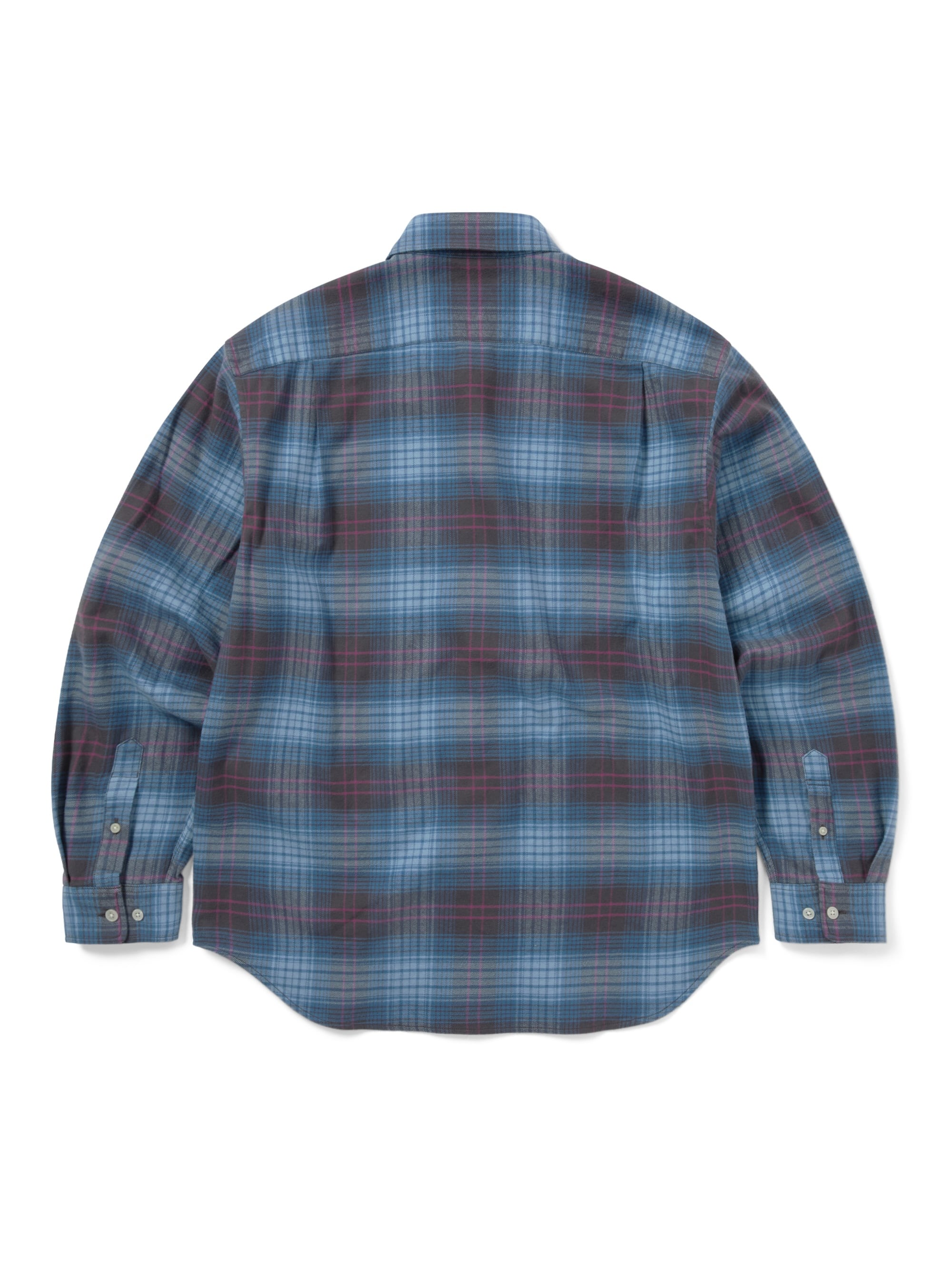 thisisneverthat - Flannel Check Shirt (Blue) product image 3 | TRAB K-Fashion Australia