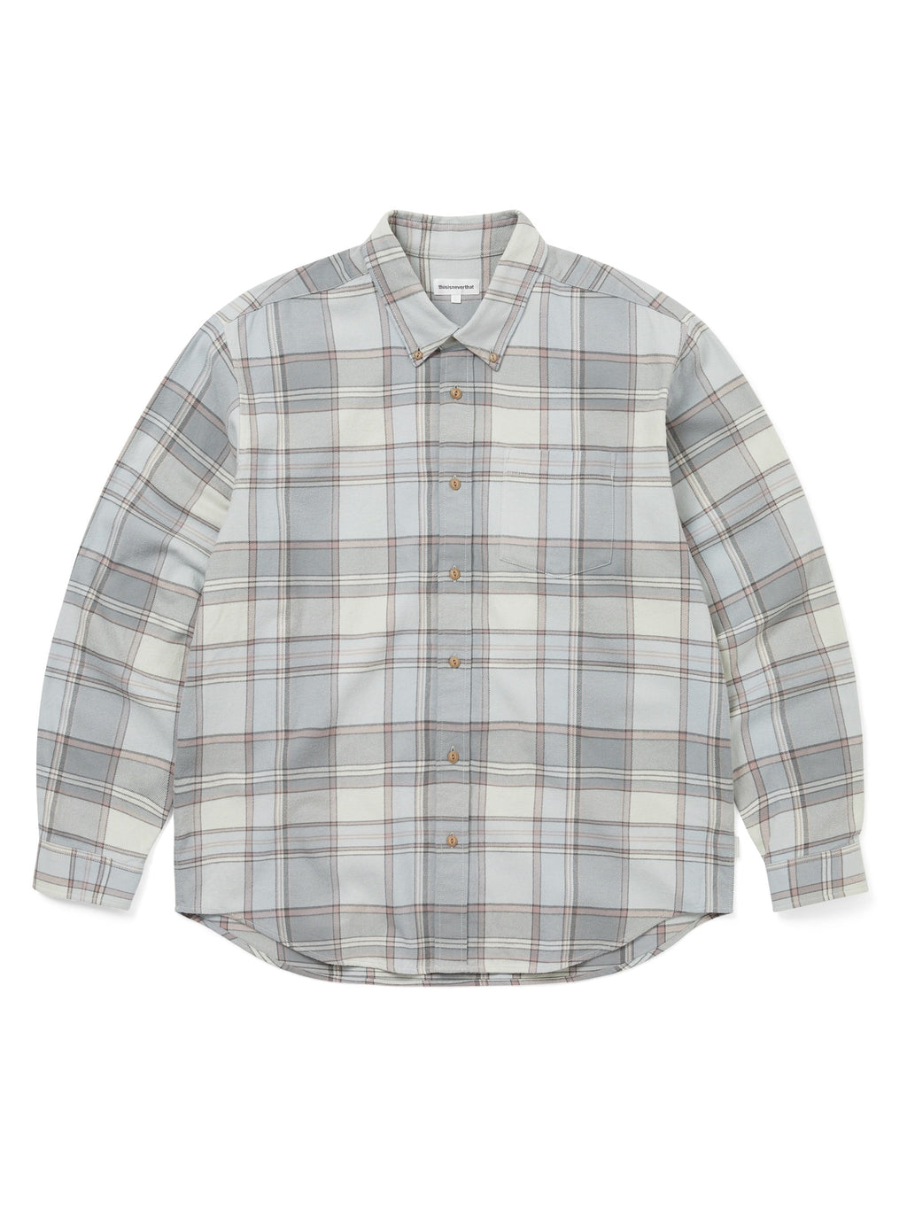 thisisneverthat - Flannel Check Shirt (Grey) product image 1 | TRAB K-Fashion Australia