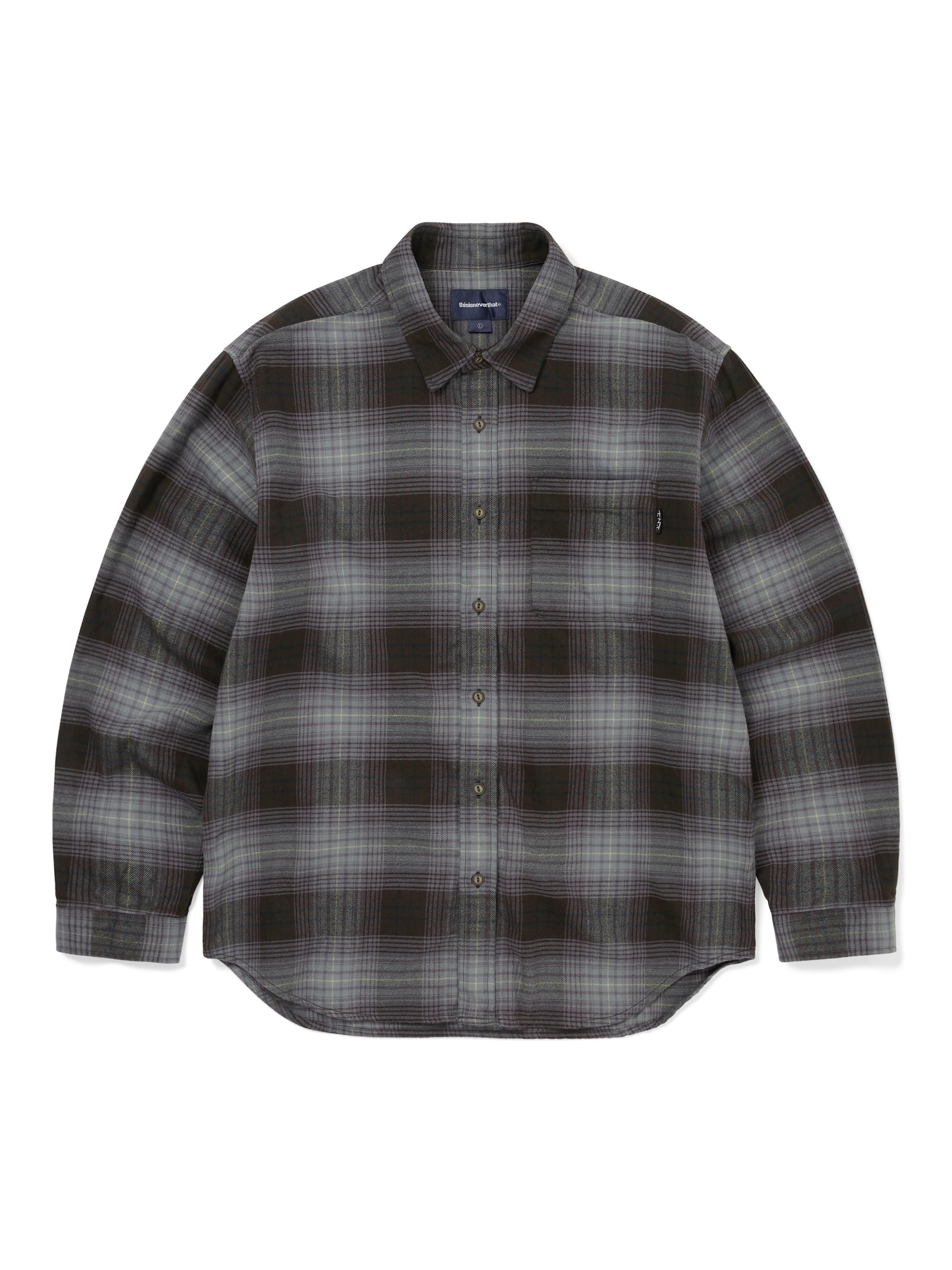 thisisneverthat - Flannel Check Shirt (Black) product image 1 | TRAB K-Fashion Australia