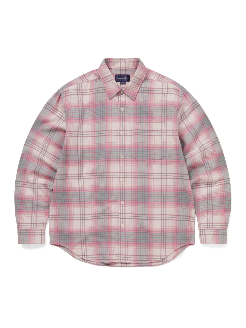 thisisneverthat - Flannel Check Shirt (Pink) product image 1 | TRAB K-Fashion Australia