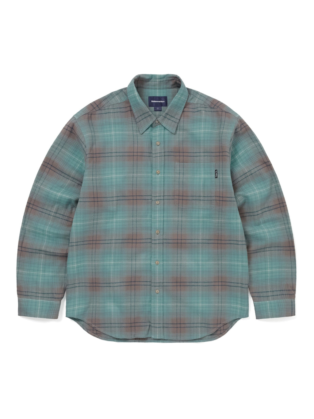thisisneverthat - Flannel Check Shirt (Teal) product image 1 | TRAB K-Fashion Australia