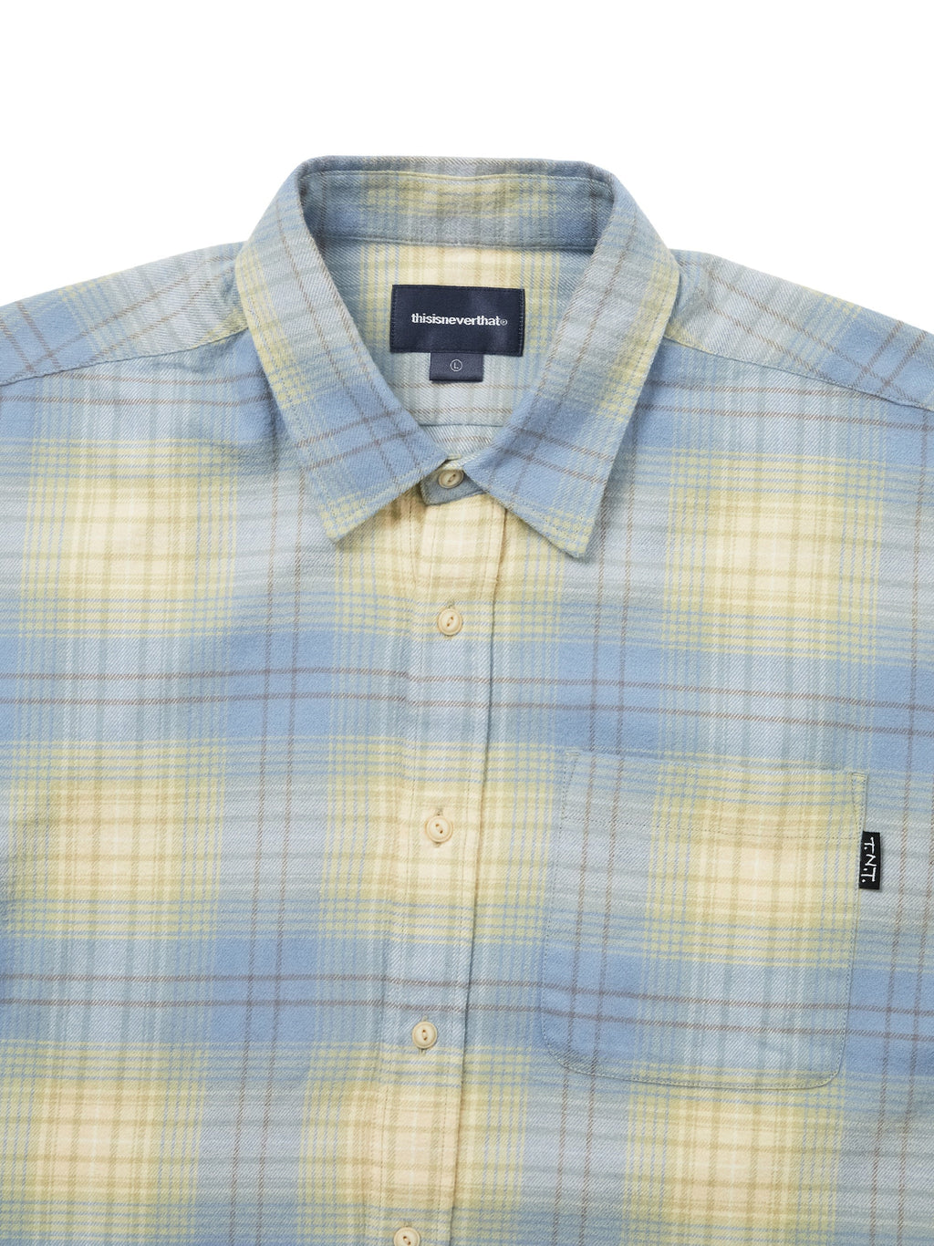 thisisneverthat - Flannel Check Shirt (Yellow) product image 2 | TRAB K-Fashion Australia