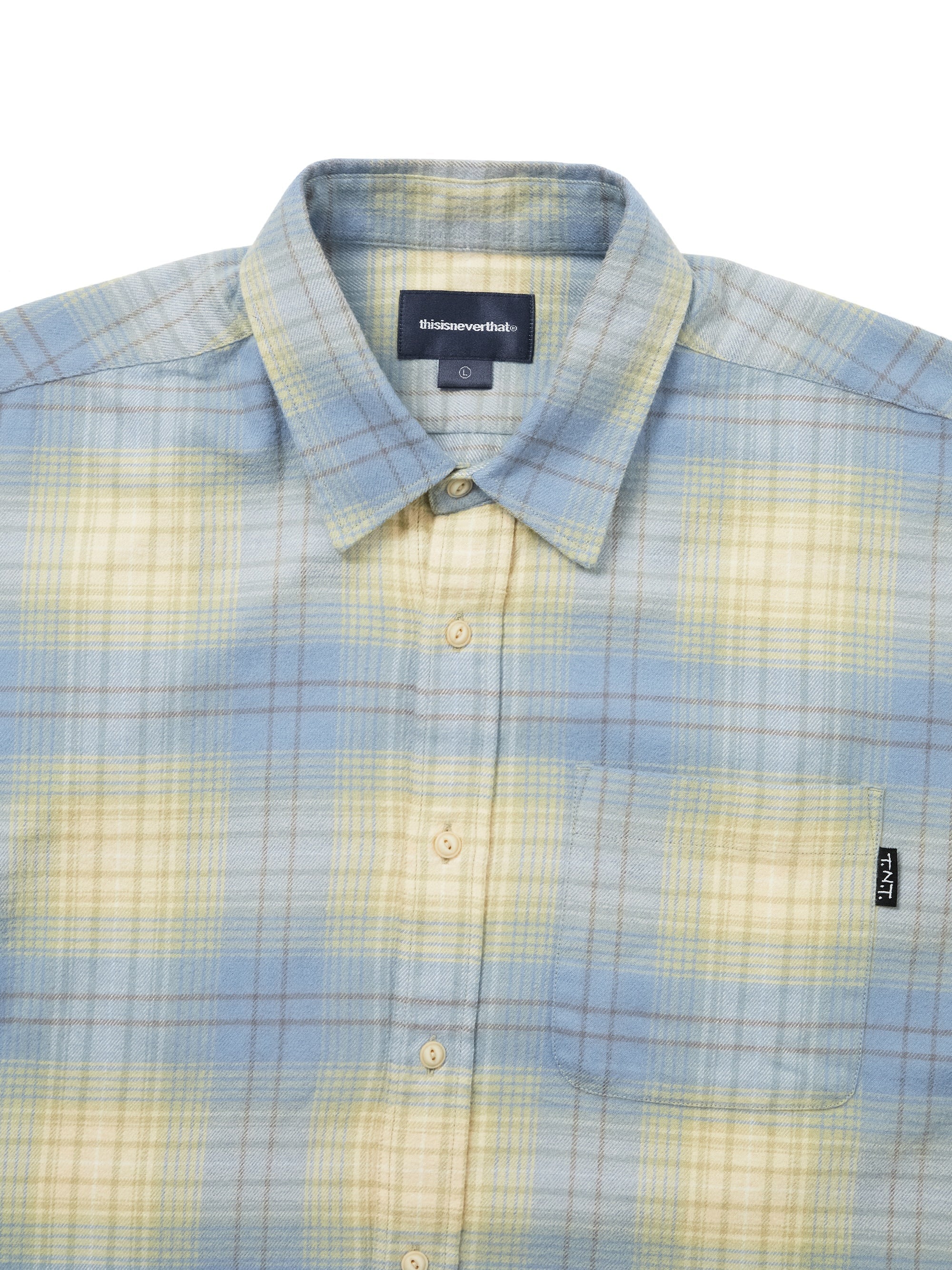 thisisneverthat - Flannel Check Shirt (Yellow) product image 2 | TRAB K-Fashion Australia