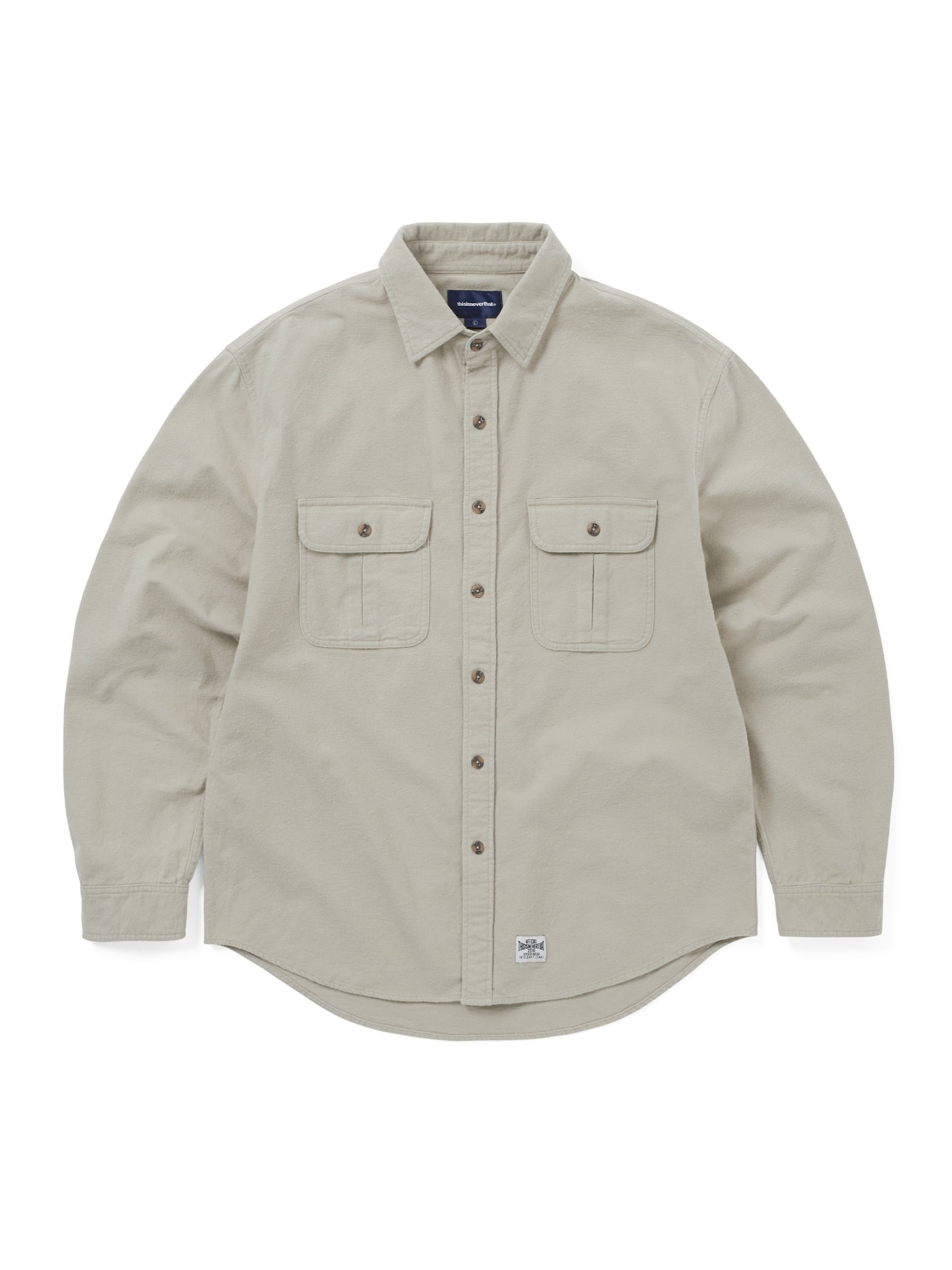thisisneverthat - Flannel Country Shirt (Khaki) product image 1 | TRAB K-Fashion Australia