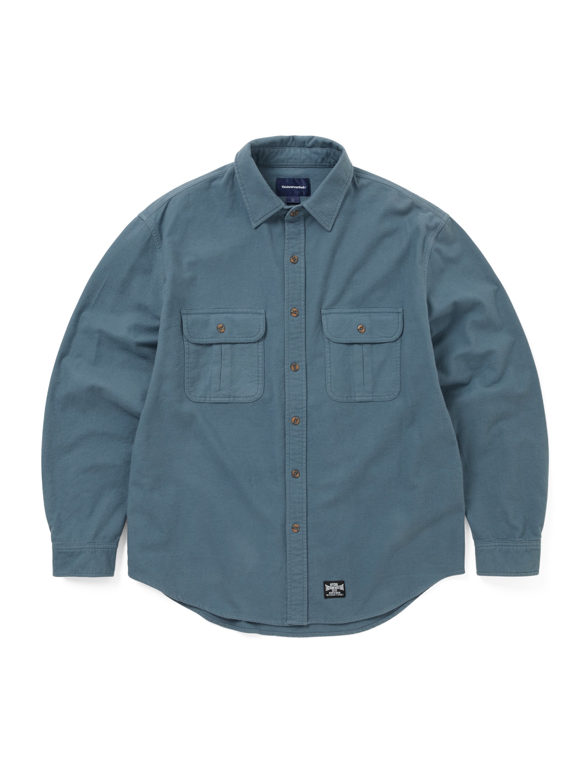 thisisneverthat - Flannel Country Shirt (Slate) product image 1 | TRAB K-Fashion Australia