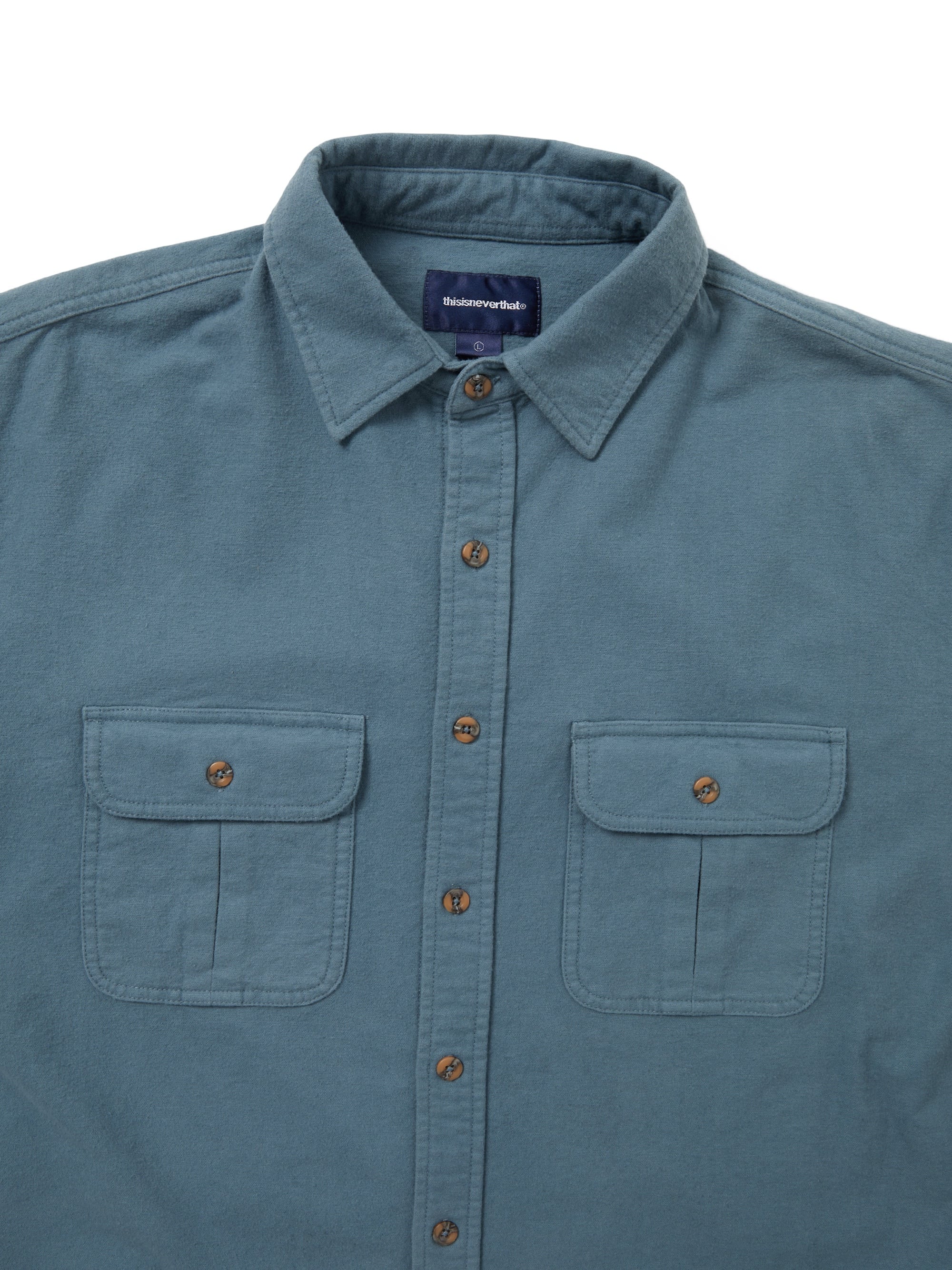 thisisneverthat - Flannel Country Shirt (Slate) product image 2 | TRAB K-Fashion Australia