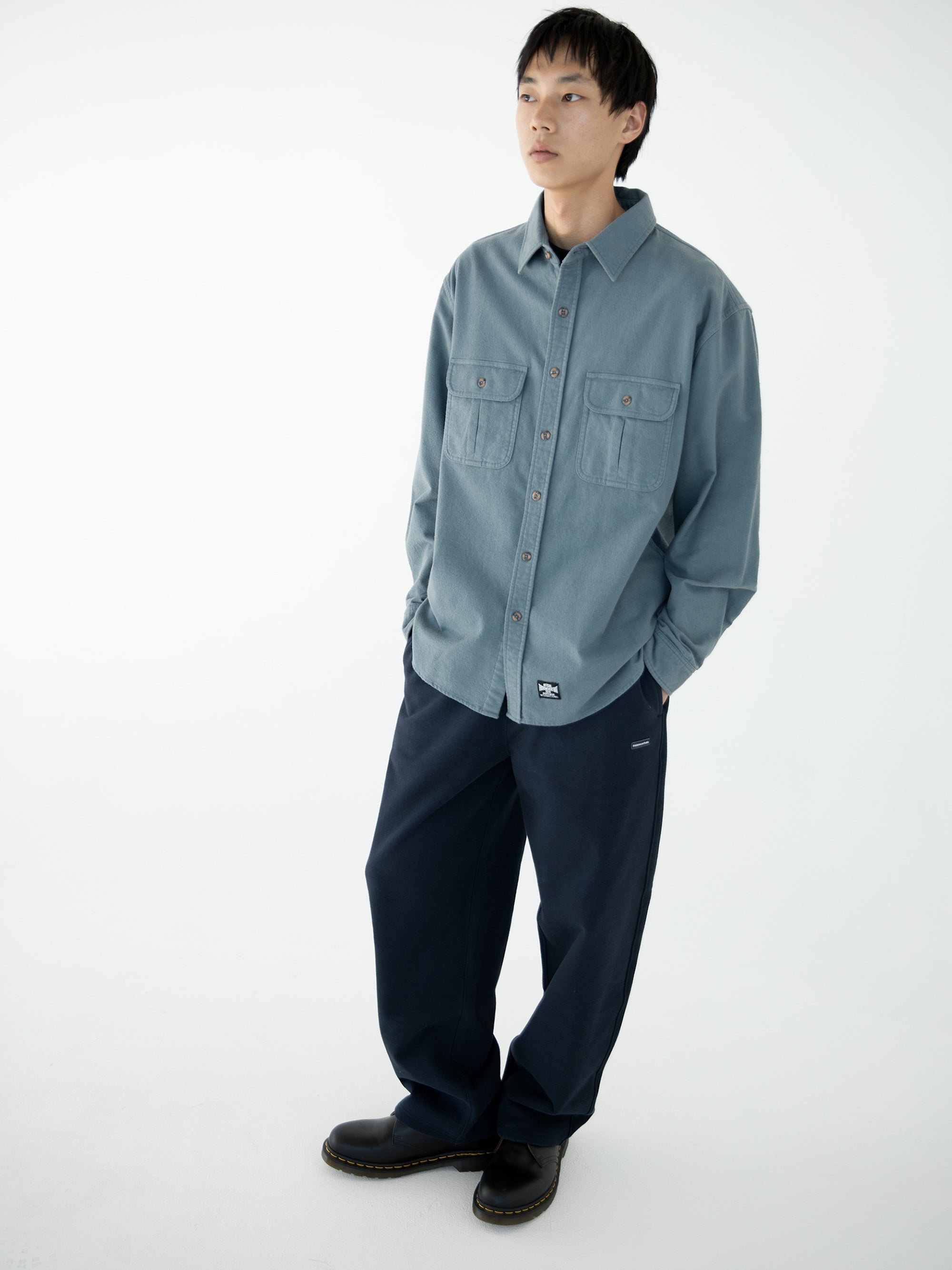 thisisneverthat - Flannel Country Shirt (Slate) product image 4 | TRAB K-Fashion Australia