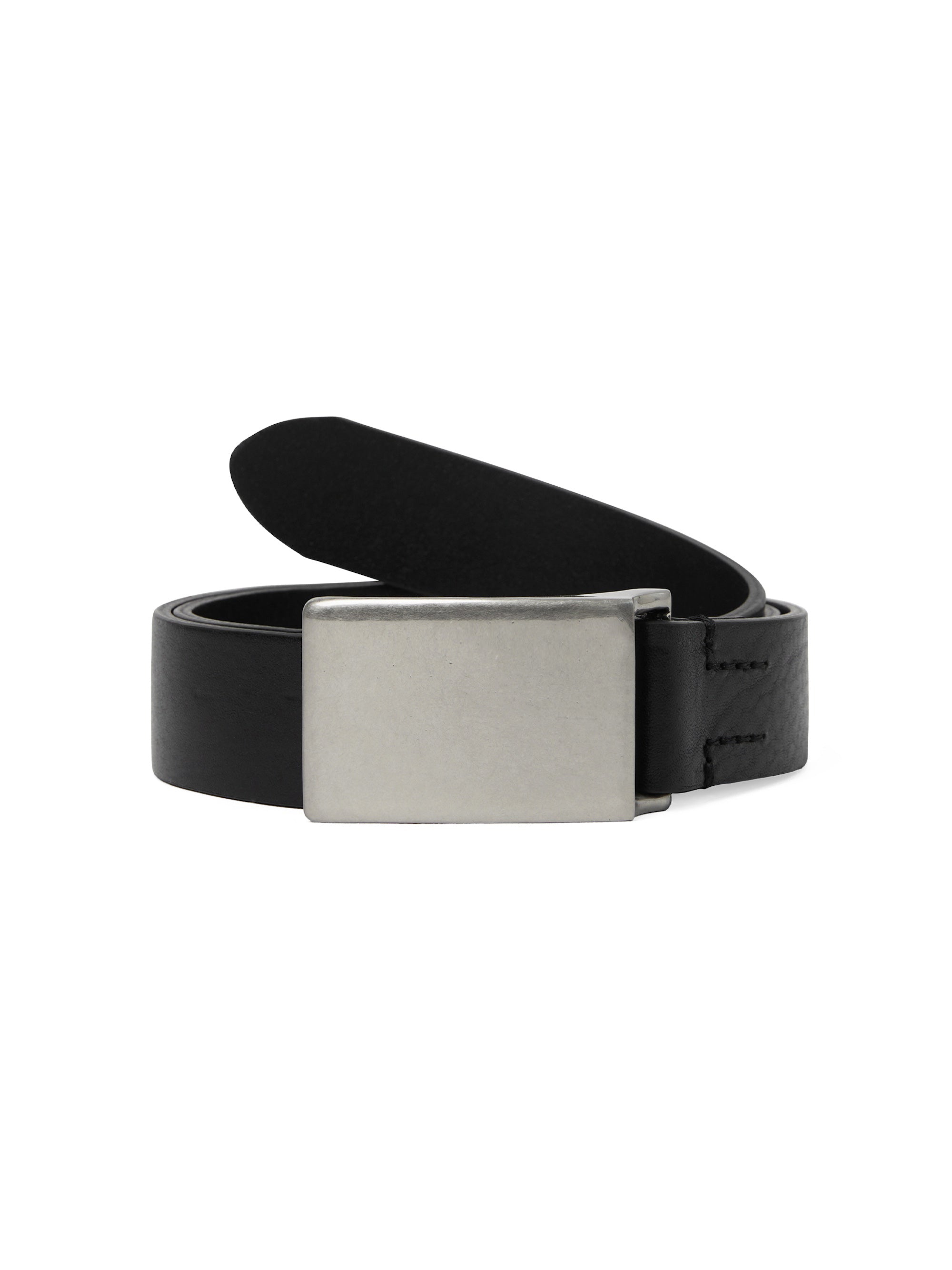 thisisneverthat - Flat Buckle Leather Belt (Black) product image 1 | TRAB K-Fashion Australia