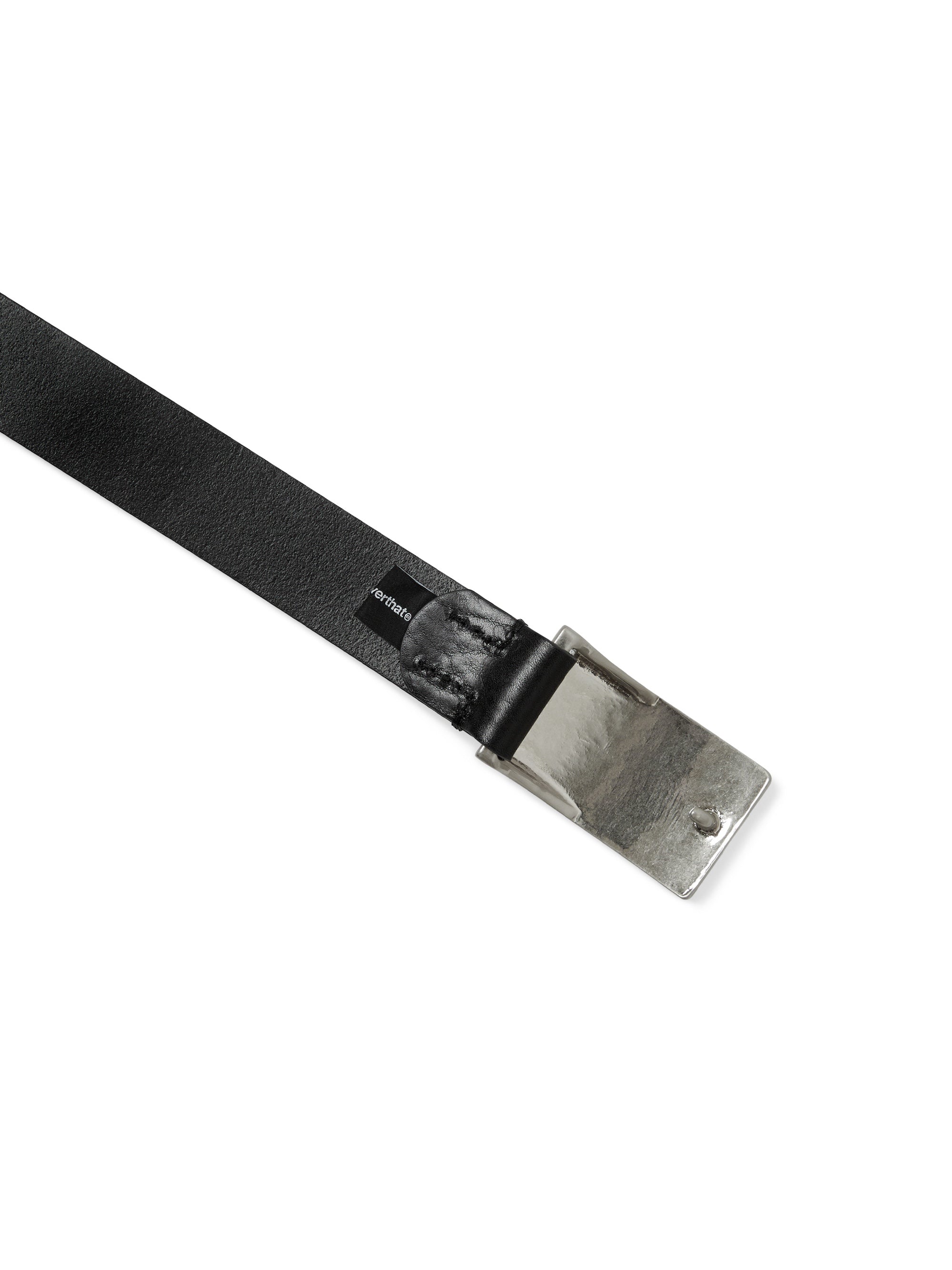 thisisneverthat - Flat Buckle Leather Belt (Black) product image 4 | TRAB K-Fashion Australia