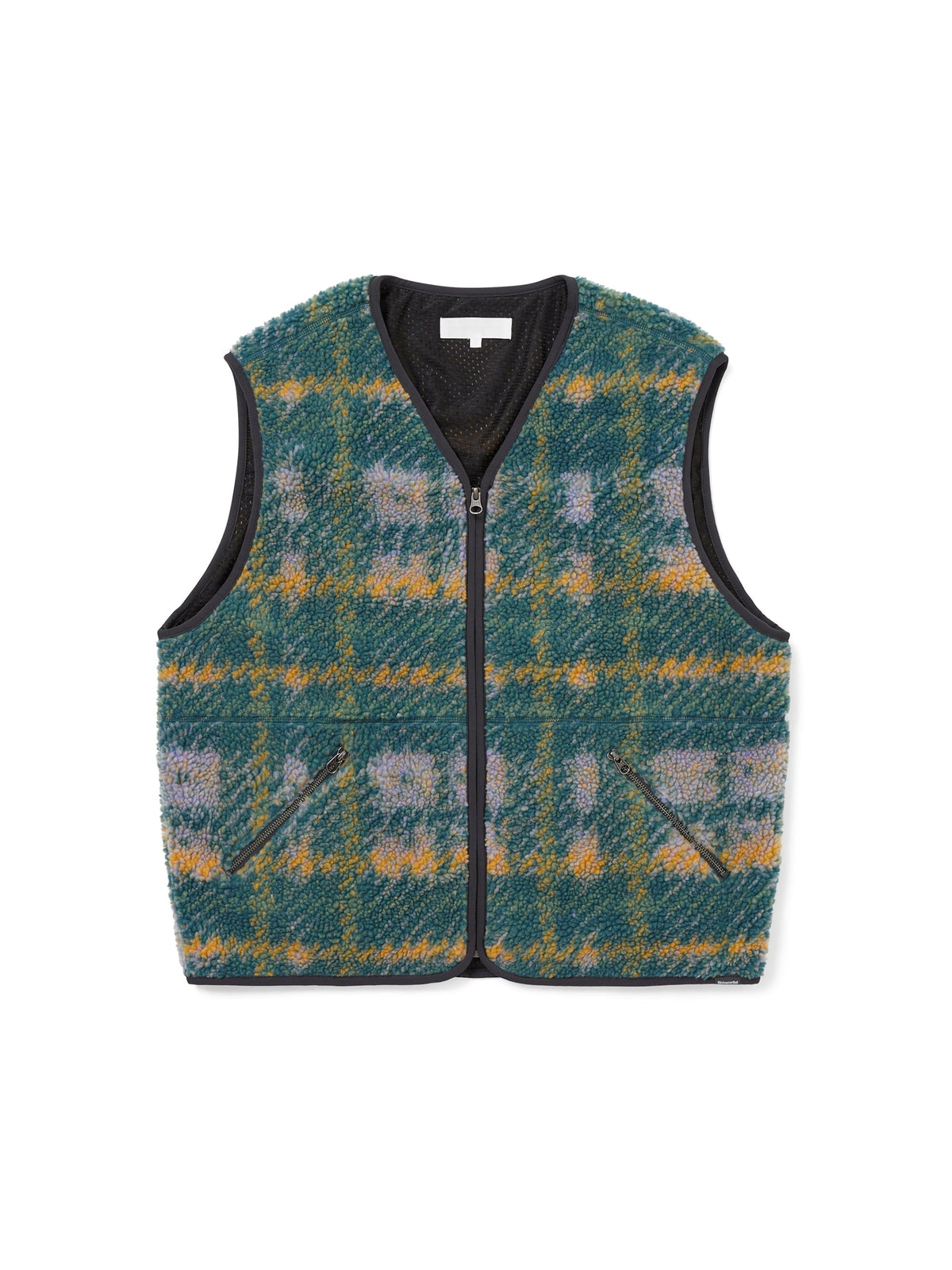 thisisneverthat - Fleece Check Vest (Lavender) product image 1 | TRAB K-Fashion Australia