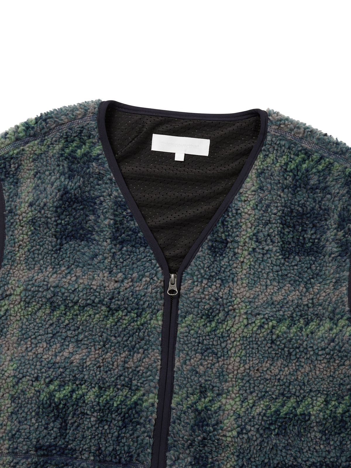 thisisneverthat - Fleece Check Vest (Navy) product image 2 | TRAB K-Fashion Australia