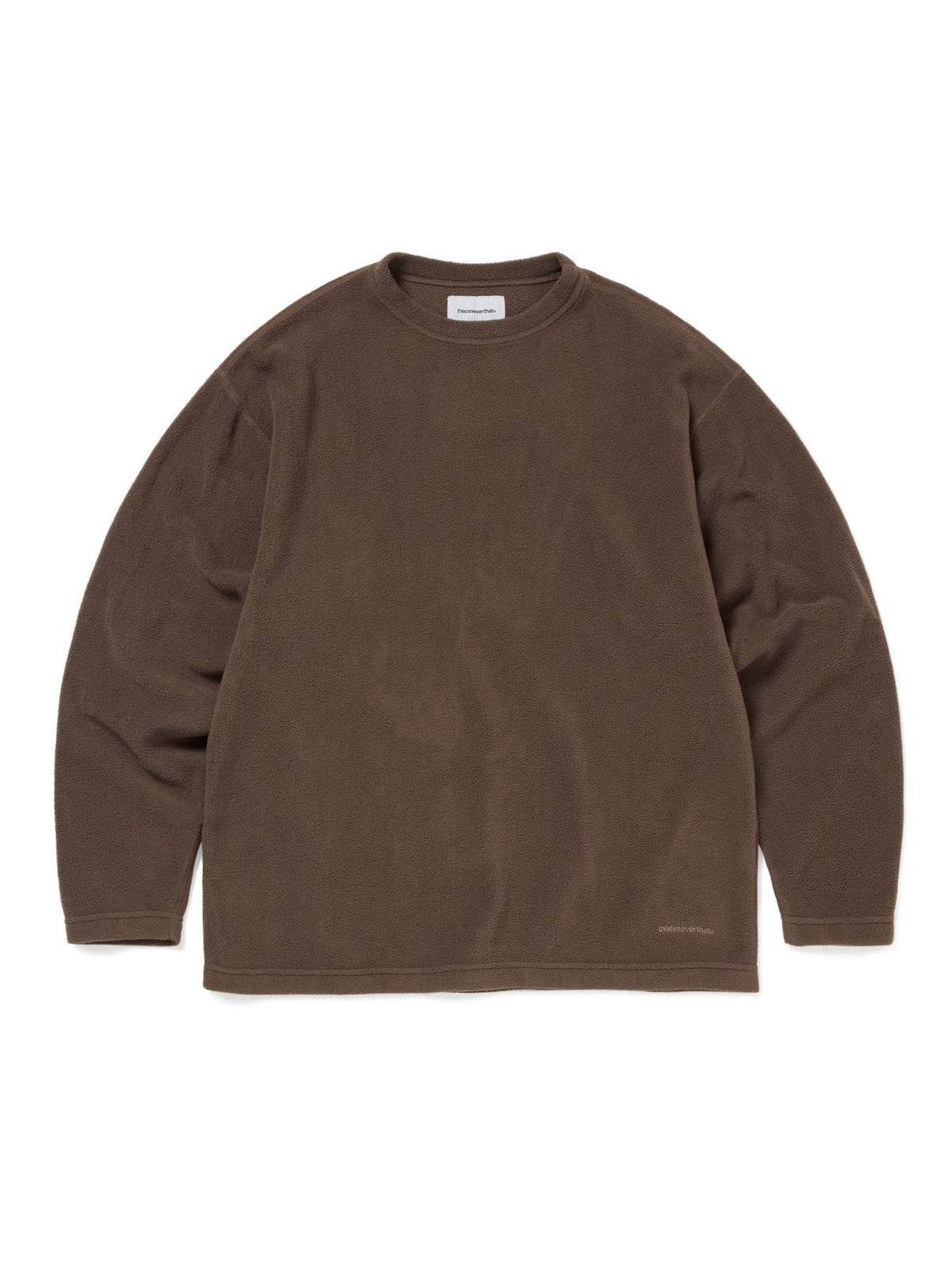 thisisneverthat - Fleece Crew (Brown) product image 1 | TRAB K-Fashion Australia